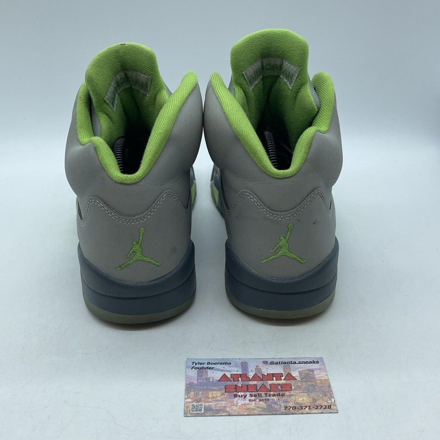 Size 9.5 - Jordan 5 Retro Green Bean Grey Suede Leather (CT4525-001)