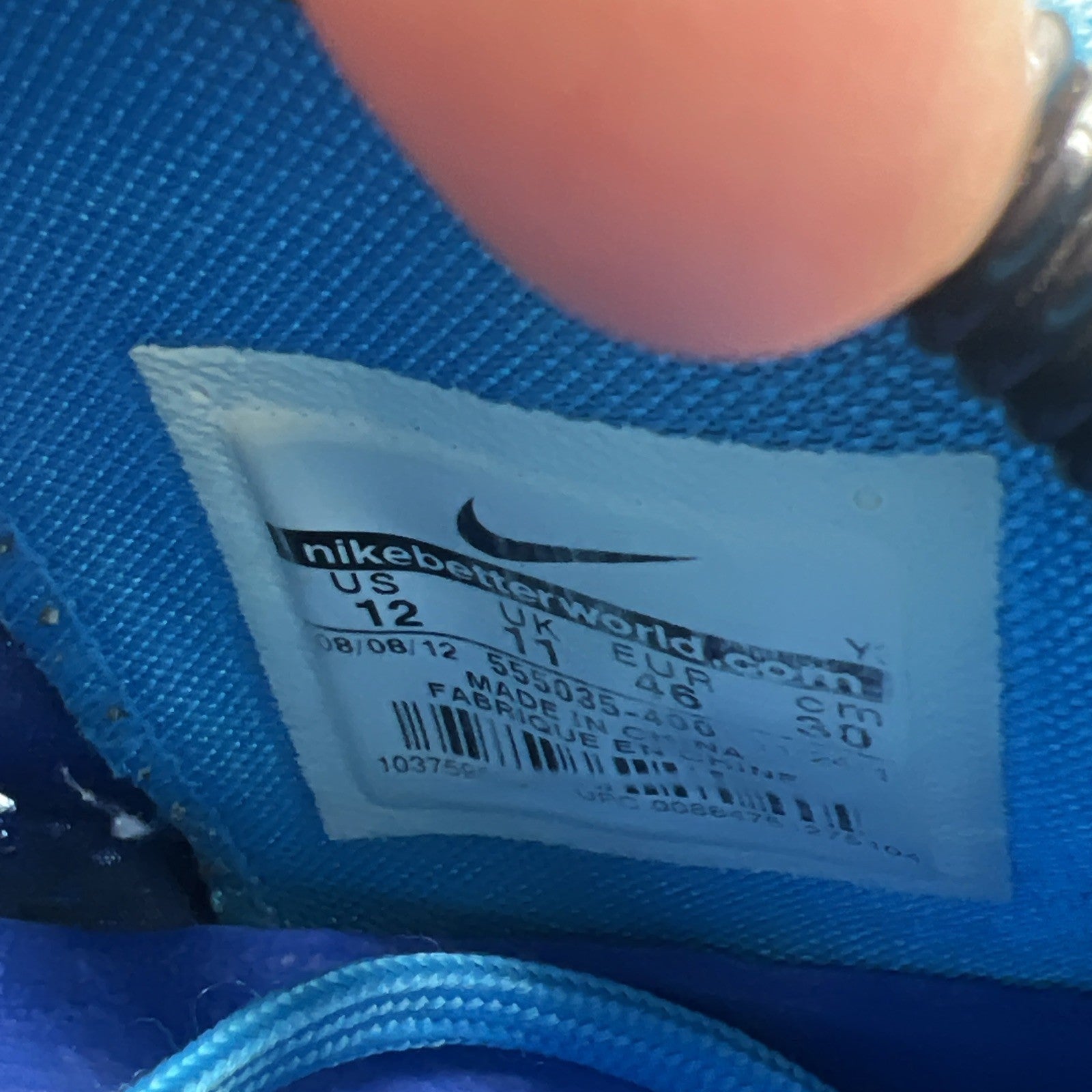 Size 12 - Nike Kobe 8 Blue Coral Snake (555035-400)