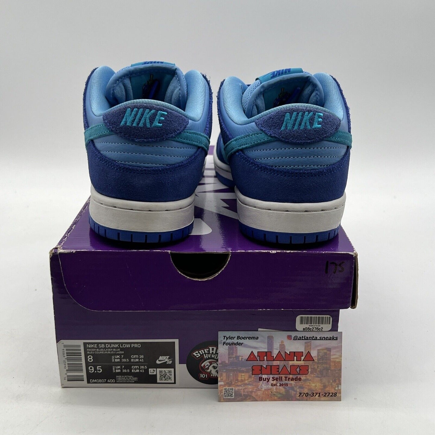 Size 8 - Nike Dunk Low Pro SB Fruity Pack - Blue Raspberry (DM0807-400)