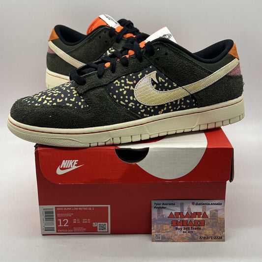 Size 12 - Nike Dunk SE Low Gone Fishing - Rainbow Trout Orange Green FN7523-300