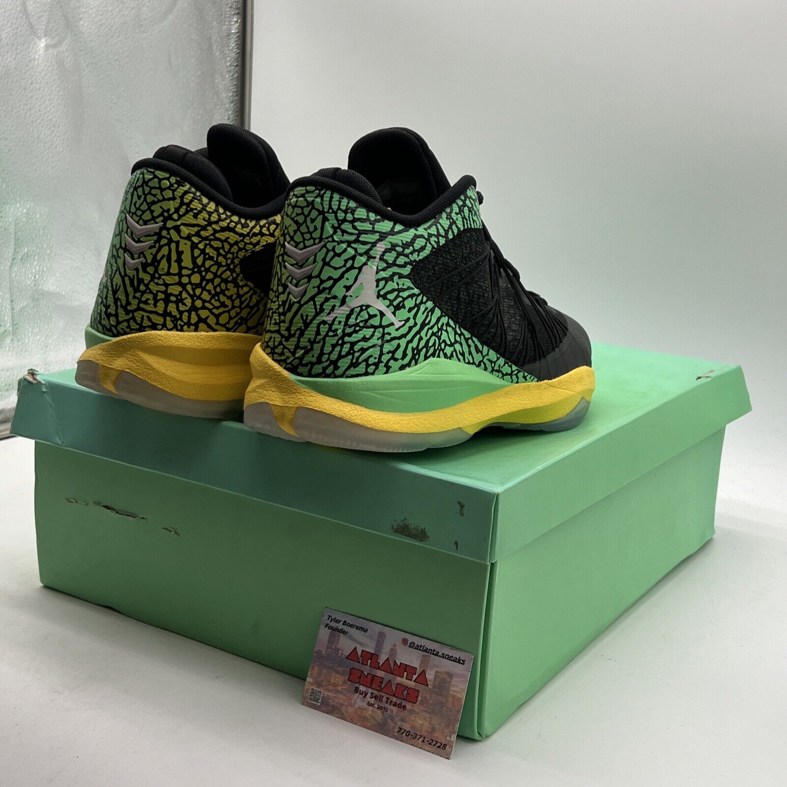 Size 13.5 - Jordan CP3 7 Brazil Pack Black Yellow (687913-820)