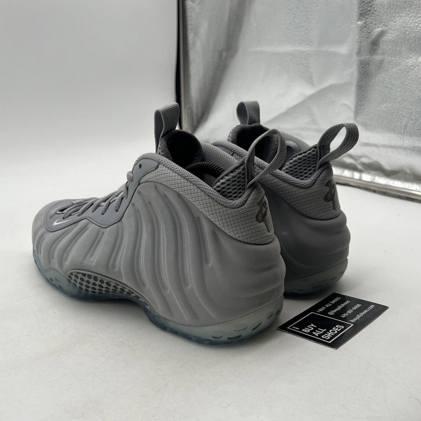 Size 9 - Nike Air Foamposite One PRM Wolf Grey (575420-001)