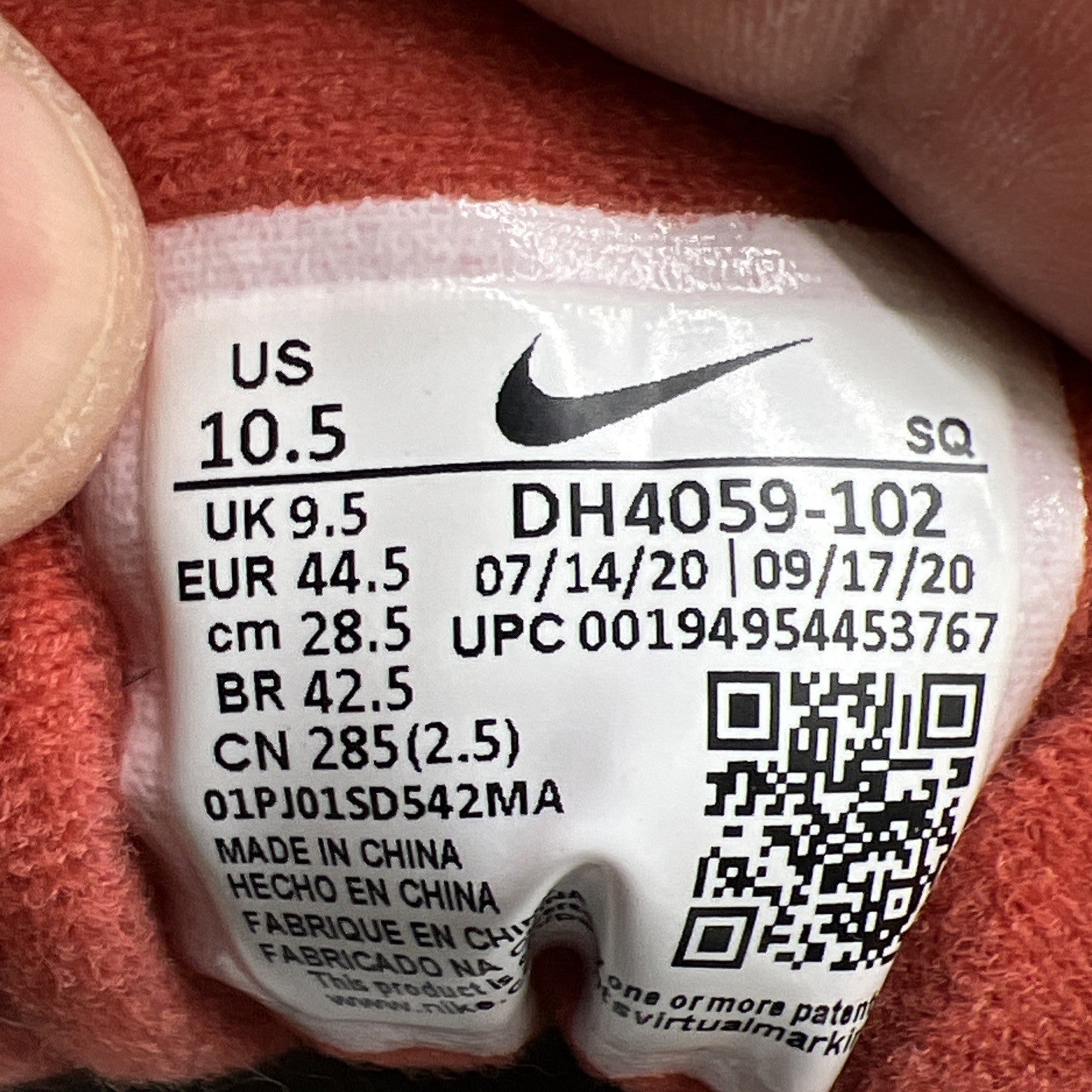 Size 10.5 - Nike Air Max 1 LV8 Martian Sunrise (DH4059-102)