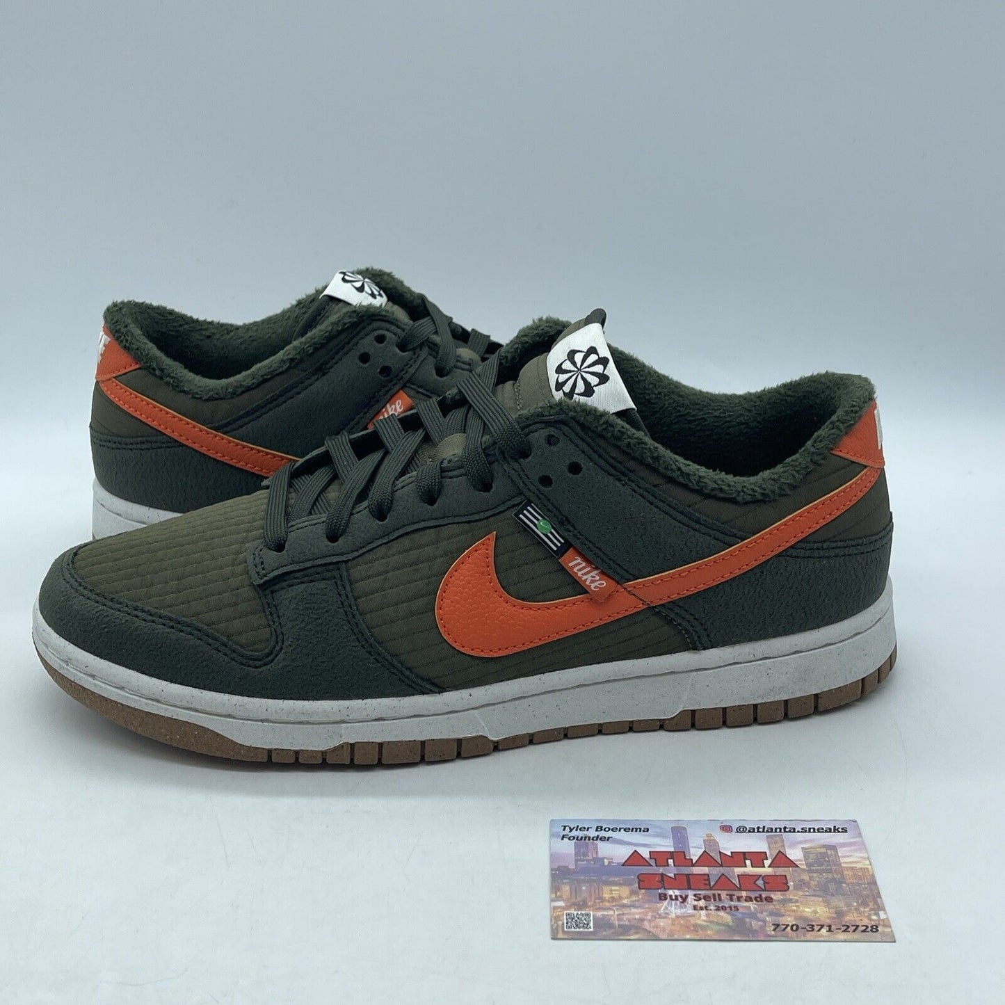 Size 9 - Nike Dunk Next Nature Low Toasty - Sequoia Green Orange (DD3358-300)