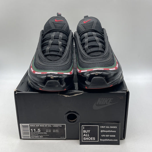 Size 11.5 - Nike Undefeated x Air Max 97 OG Black (AJ1986-001)