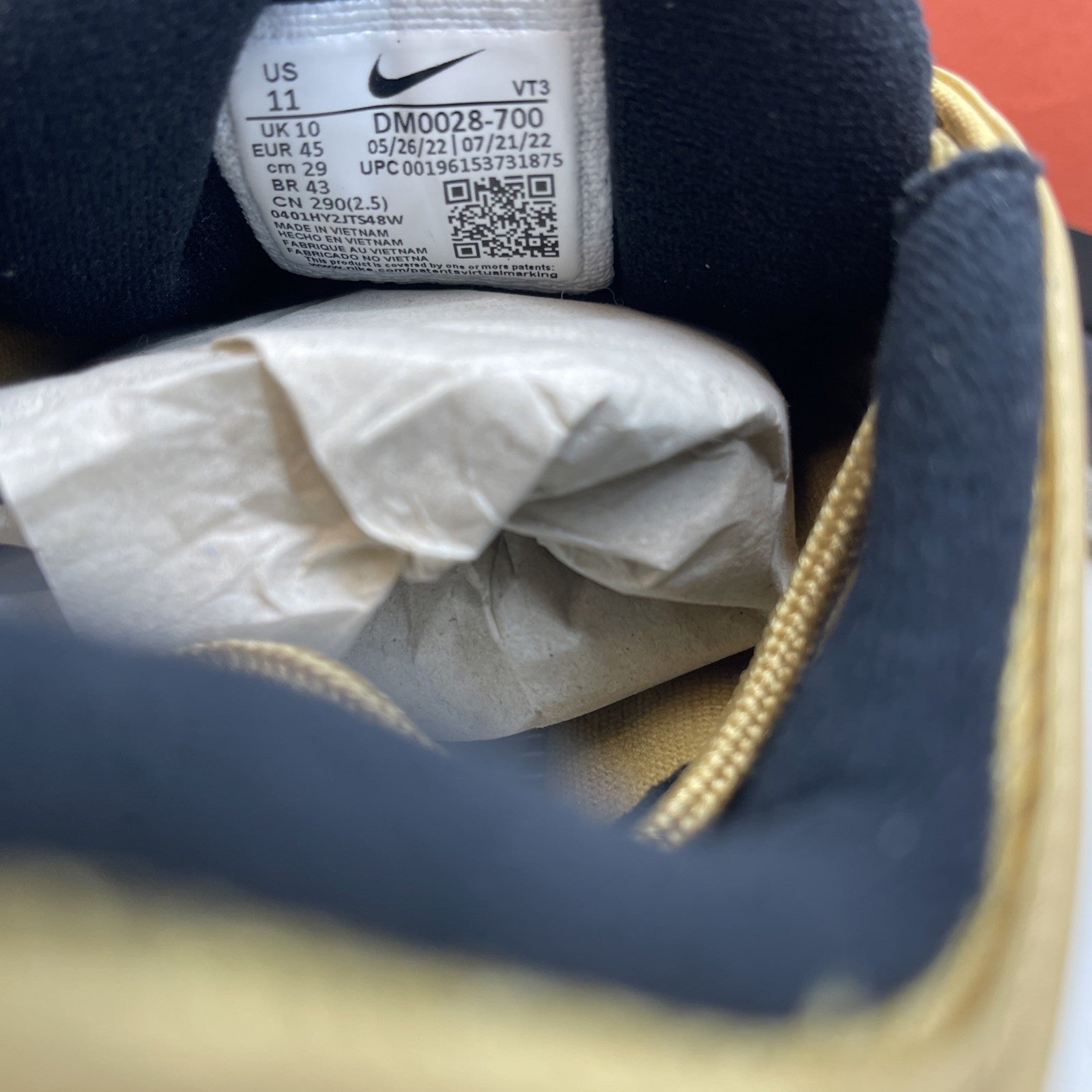 Size 11 - Nike Air Max 97 OG 2023 Metallic Gold (DM0028-700)