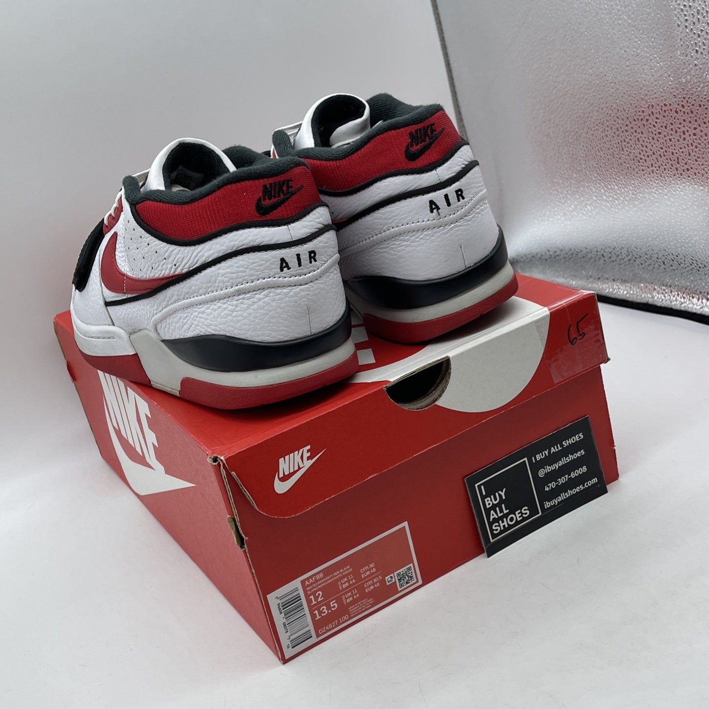 Size 12 - Nike Air Alpha Force 88 2023 University Red Leather (DZ4627-100)