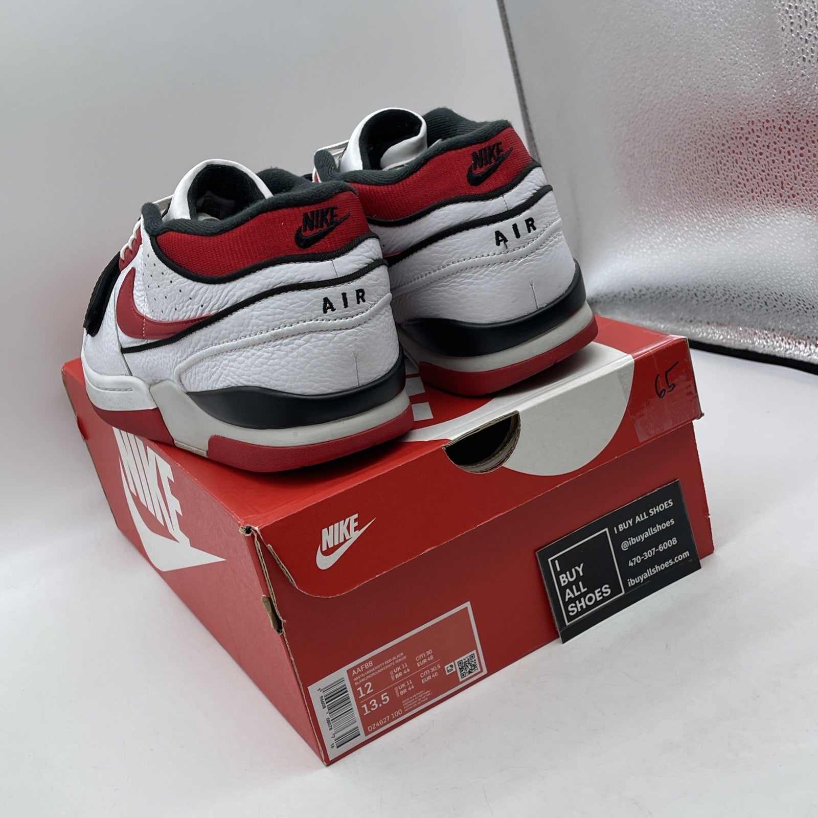 Size 12 - Nike Air Alpha Force 88 2023 University Red Leather (DZ4627-100)