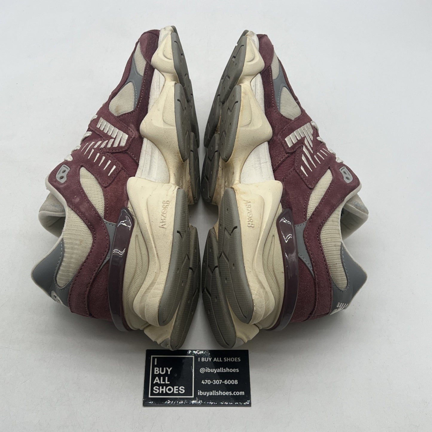 Size 12 - New Balance 9060 Washed Burgundy (U9060VNA)