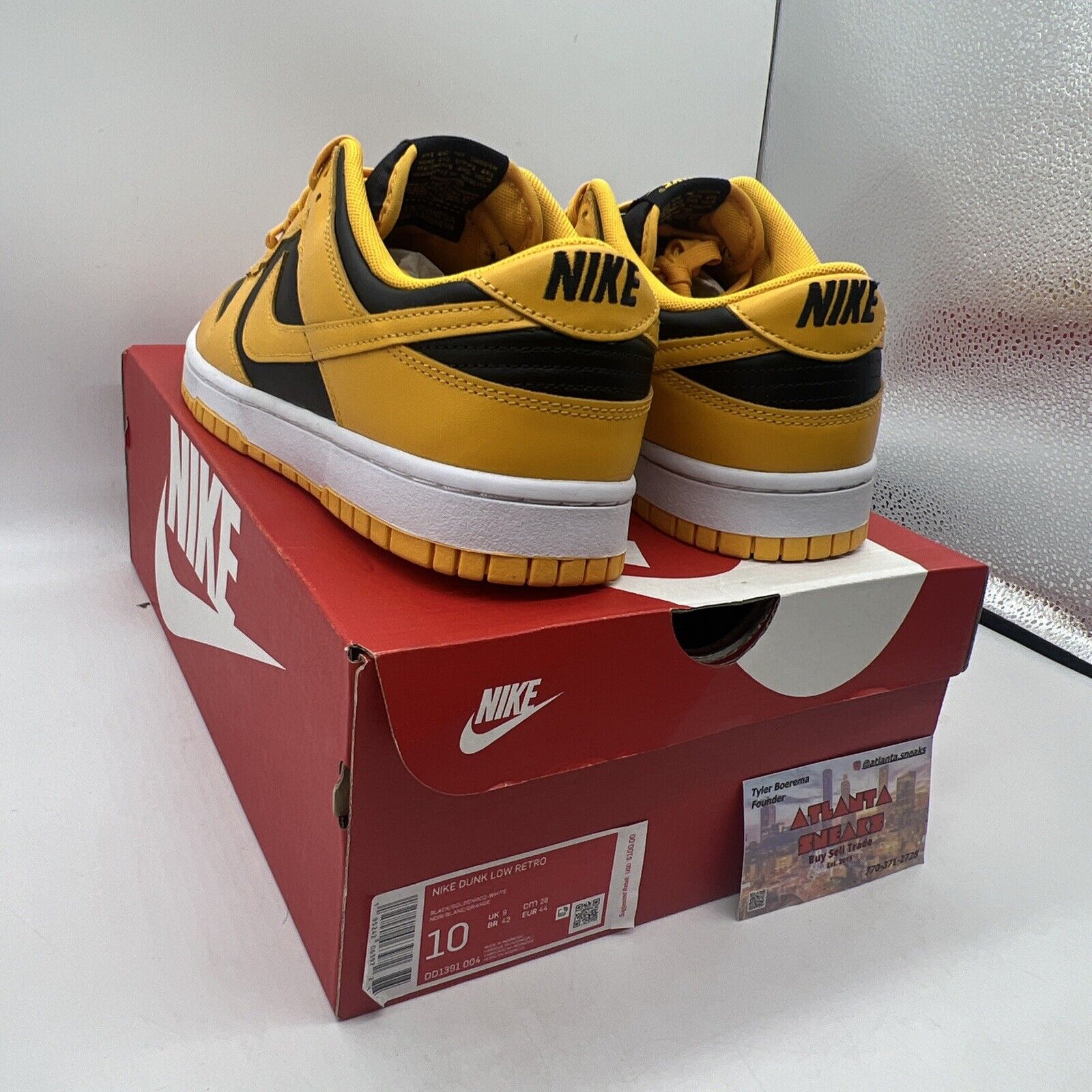 Size 10 - Nike Dunk Low Championship Goldenrod 2021 Brand New Og All