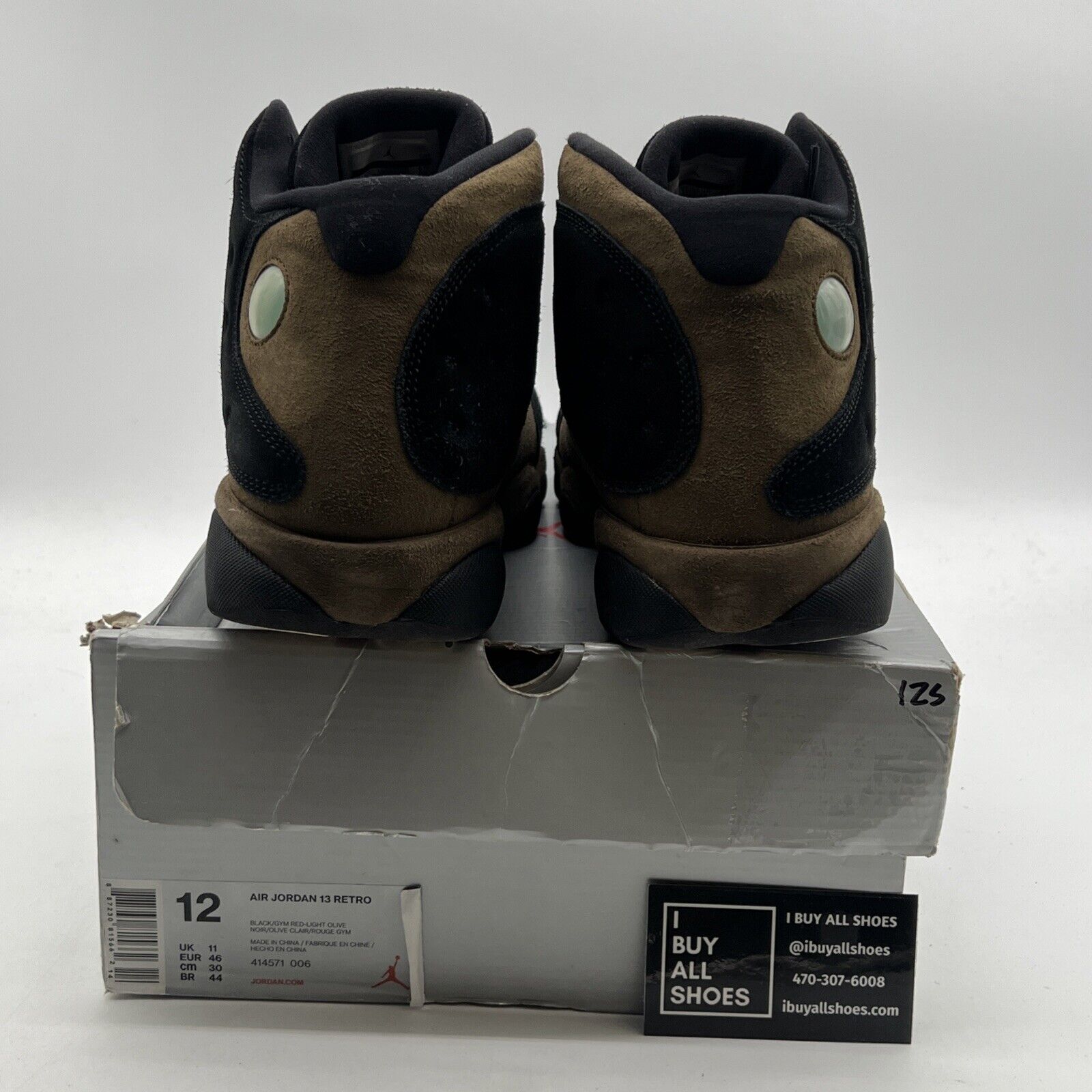 Size 12 - Air Jordan 13 Retro Olive (414571-006)