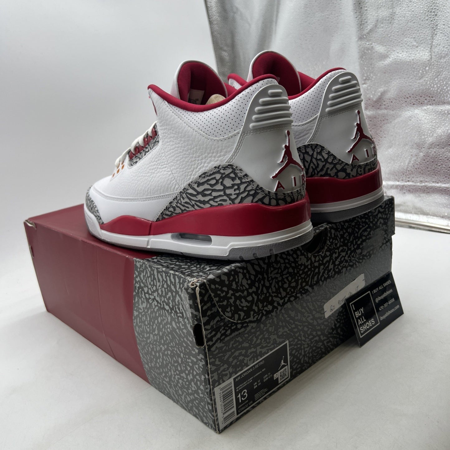 Size 13 - Air Jordan 3 Retro Mid Cardinal Red (CT8532-126)