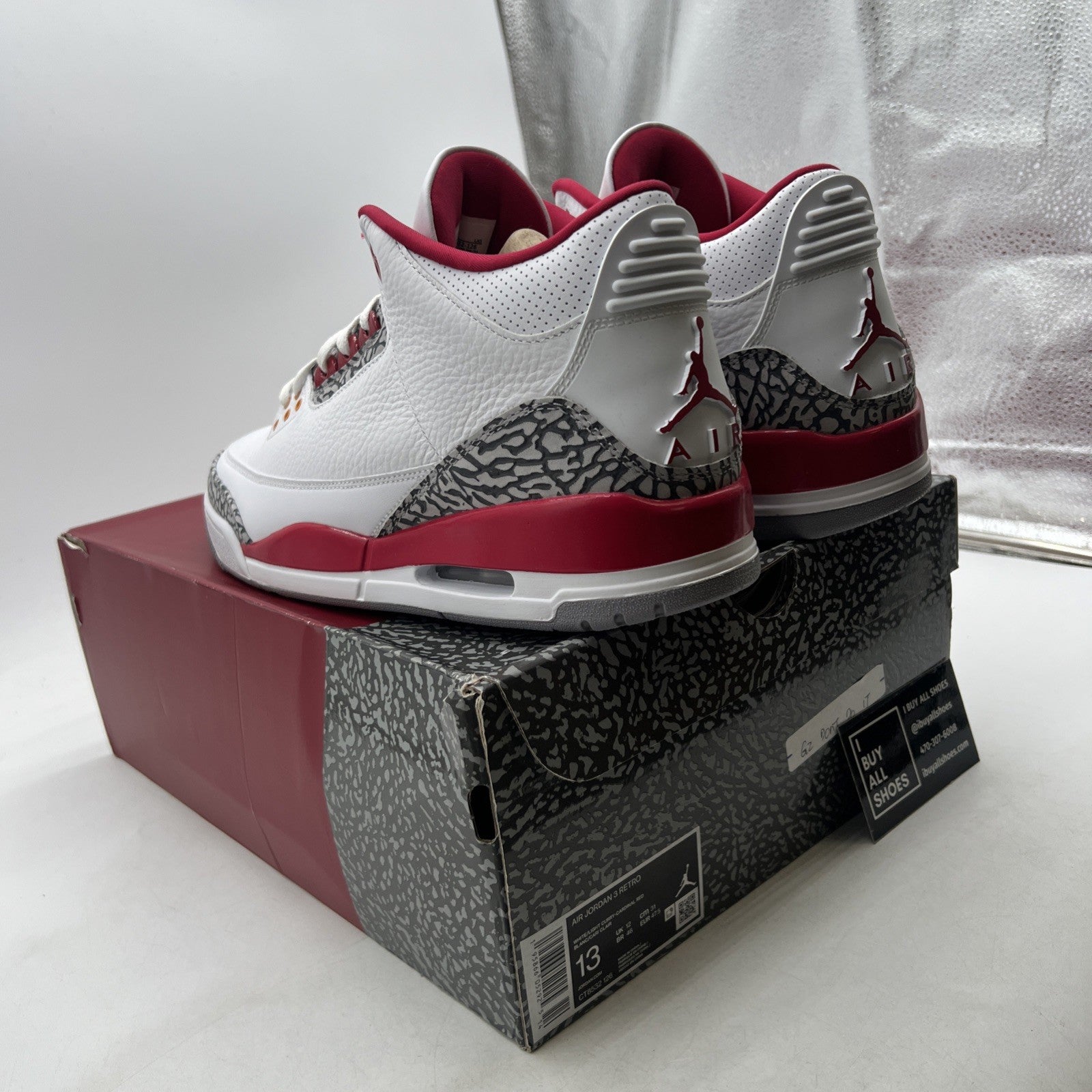 Size 13 - Air Jordan 3 Retro Mid Cardinal Red (CT8532-126)
