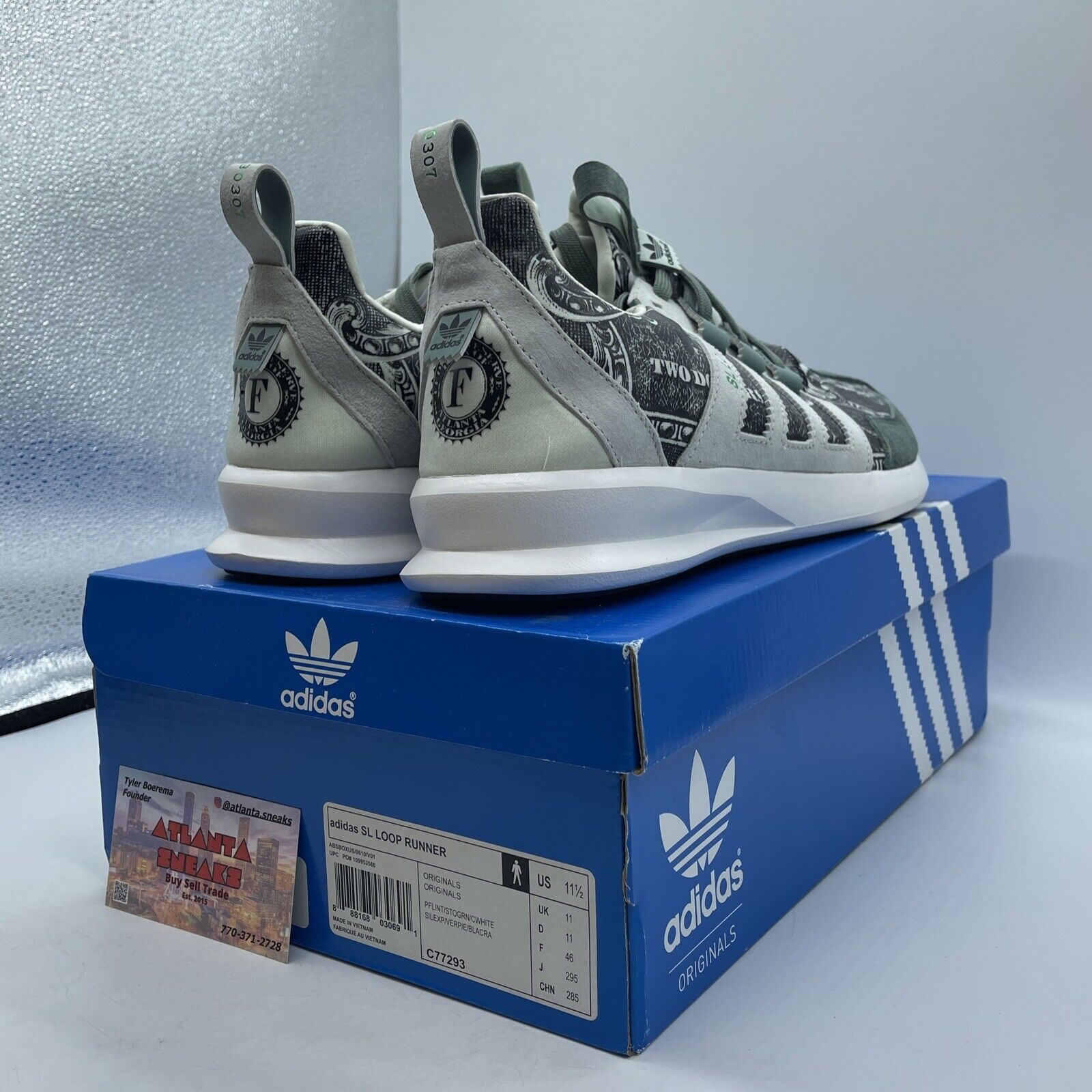 Size 11.5 - adidas Wish x SL Loop Runner Independent Currency Suede (C77293)