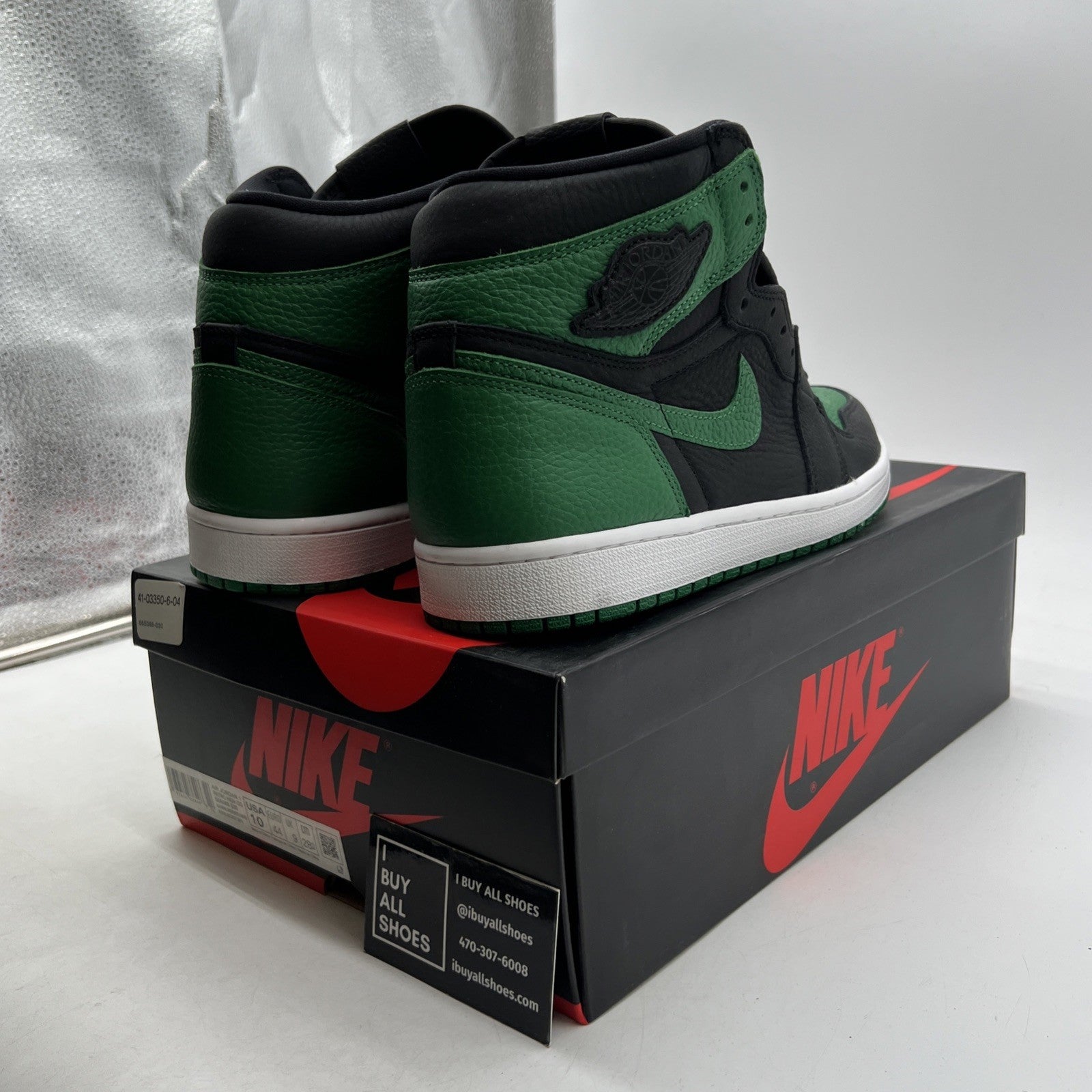 Size 10 - Air Jordan 1 Retro OG High Pine Green 2.0 (555088-030)