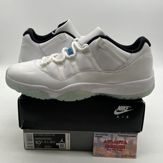 Size 10.5 - Air Jordan 11 Retro Low Legend Blue (AV2187-117)