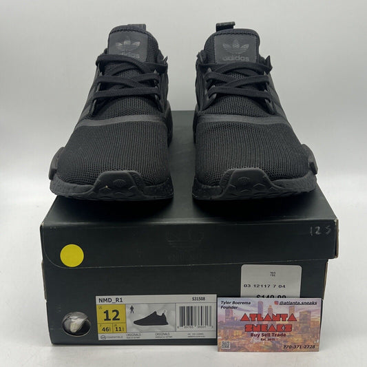 Size 12 - adidas NMD_R1 Triple Black (S31508)