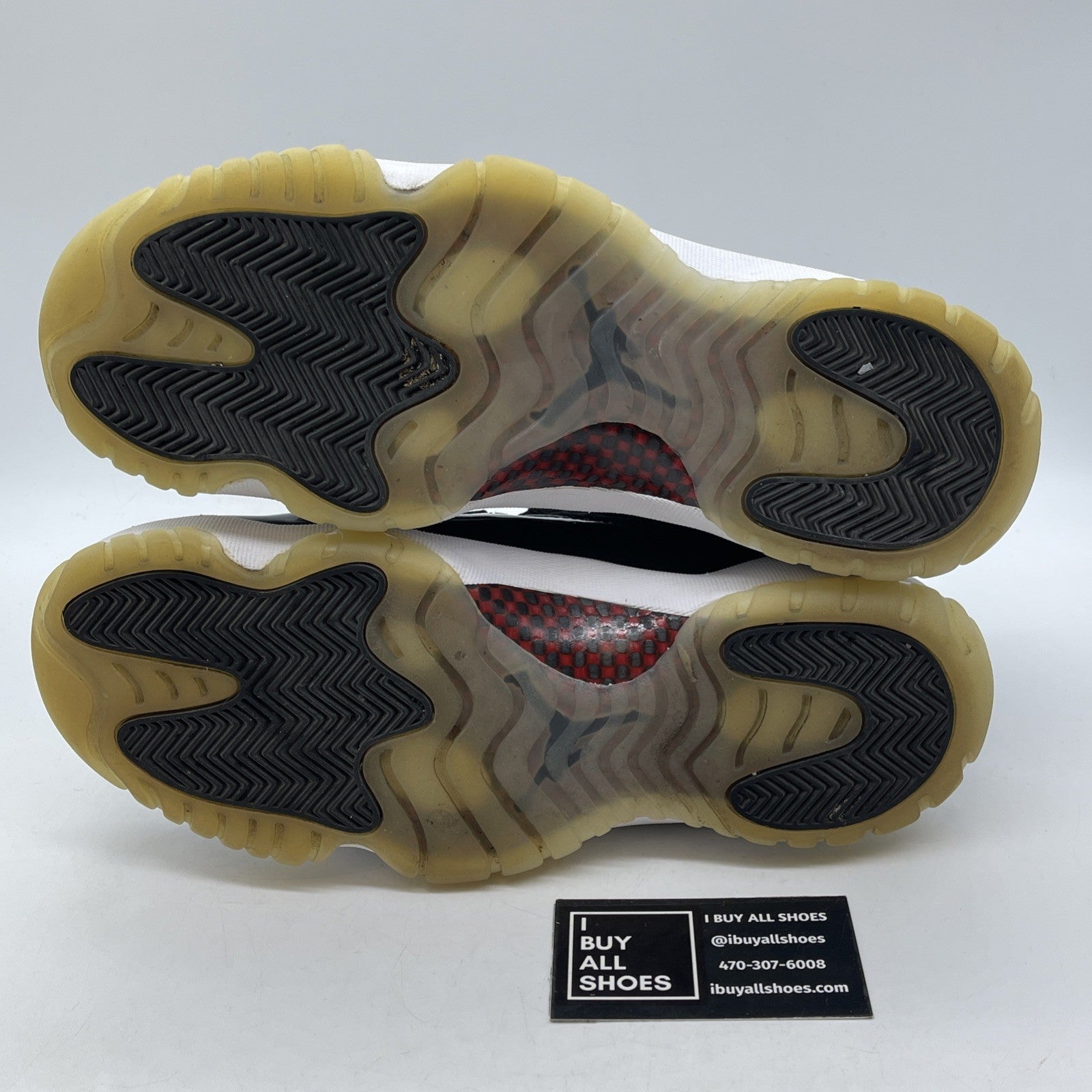 Size 9.5 - Jordan 11 Retro 72-10 Black Red Suede Leather (378037-002)