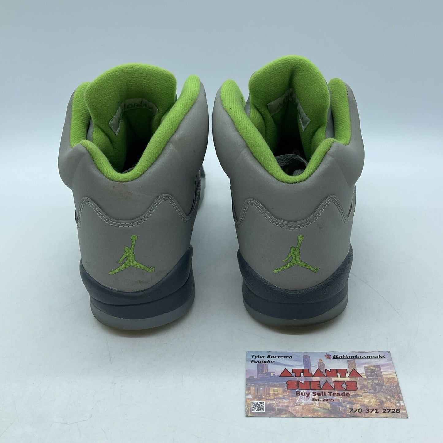 Size 6 (GS) - Jordan 5 Retro 2022 Mid Green Bean Grey (DQ3734-003)