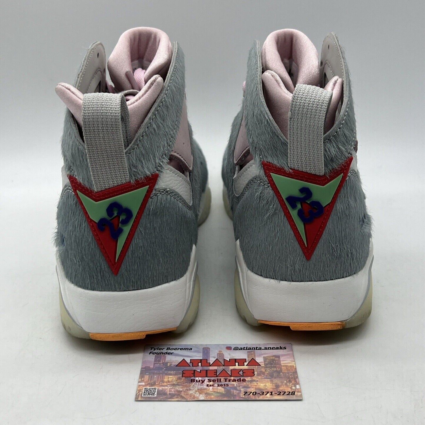 Size 12.5 - Air Jordan 7 Retro SE Hare 2.0 Grey Pink White (CT8527-002)
