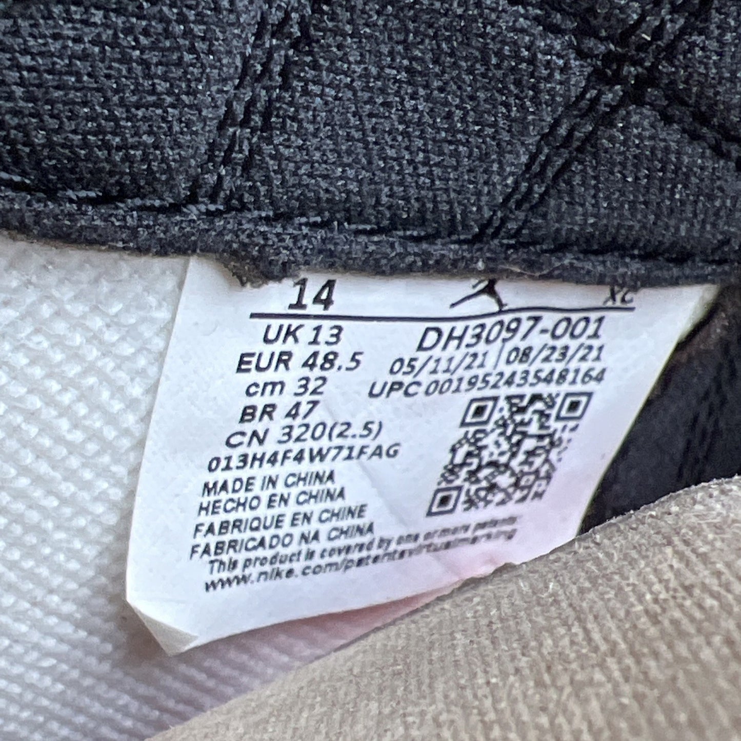 Size 14 - Air Jordan 1 High OG Crafted 2021 (DH3097-001)