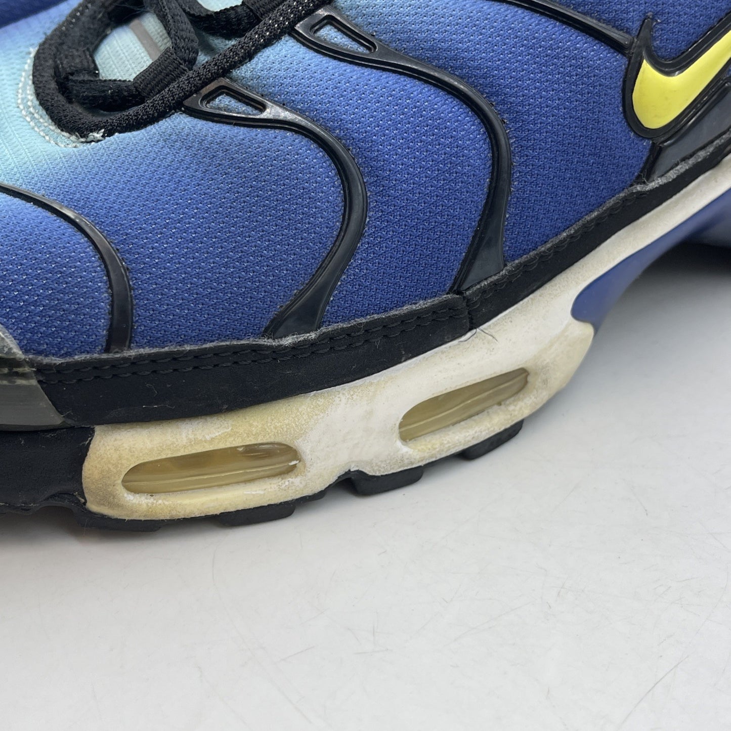 Size 13 - Nike Air Max Plus Hyper Blue Black Suede Leather (604133-475)