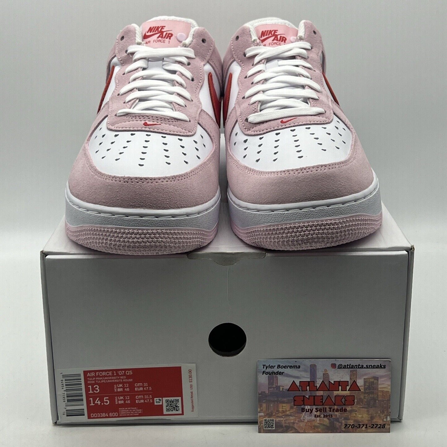 Size 13 - Nike Air Force 1 '07 QS Low Valentine’s Day Love Letter