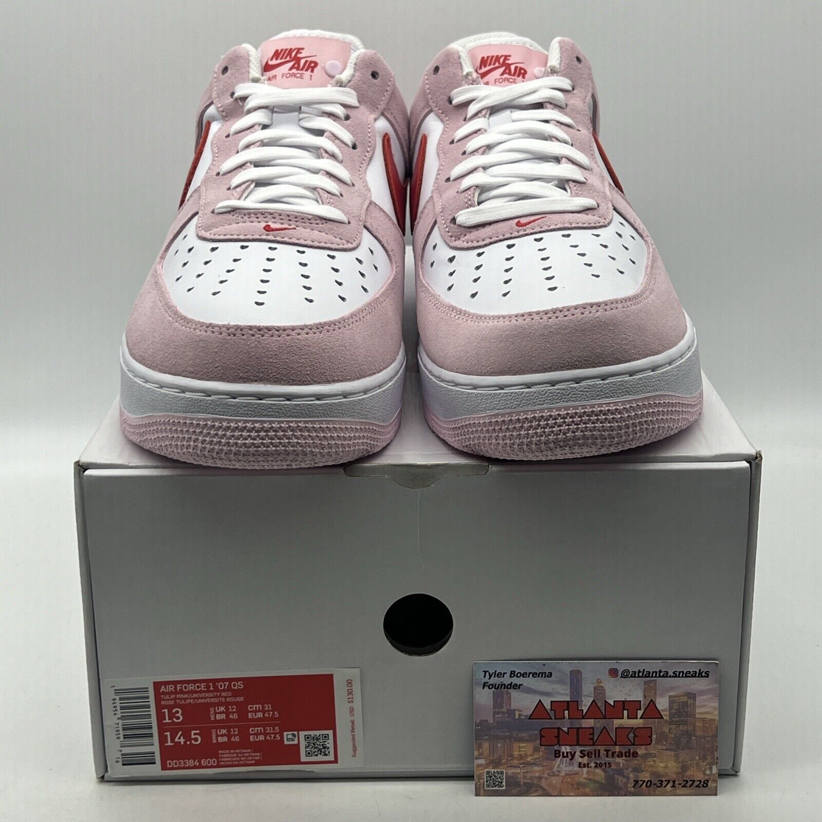 Size 13 - Nike Air Force 1 '07 QS Low Valentine’s Day Love Letter