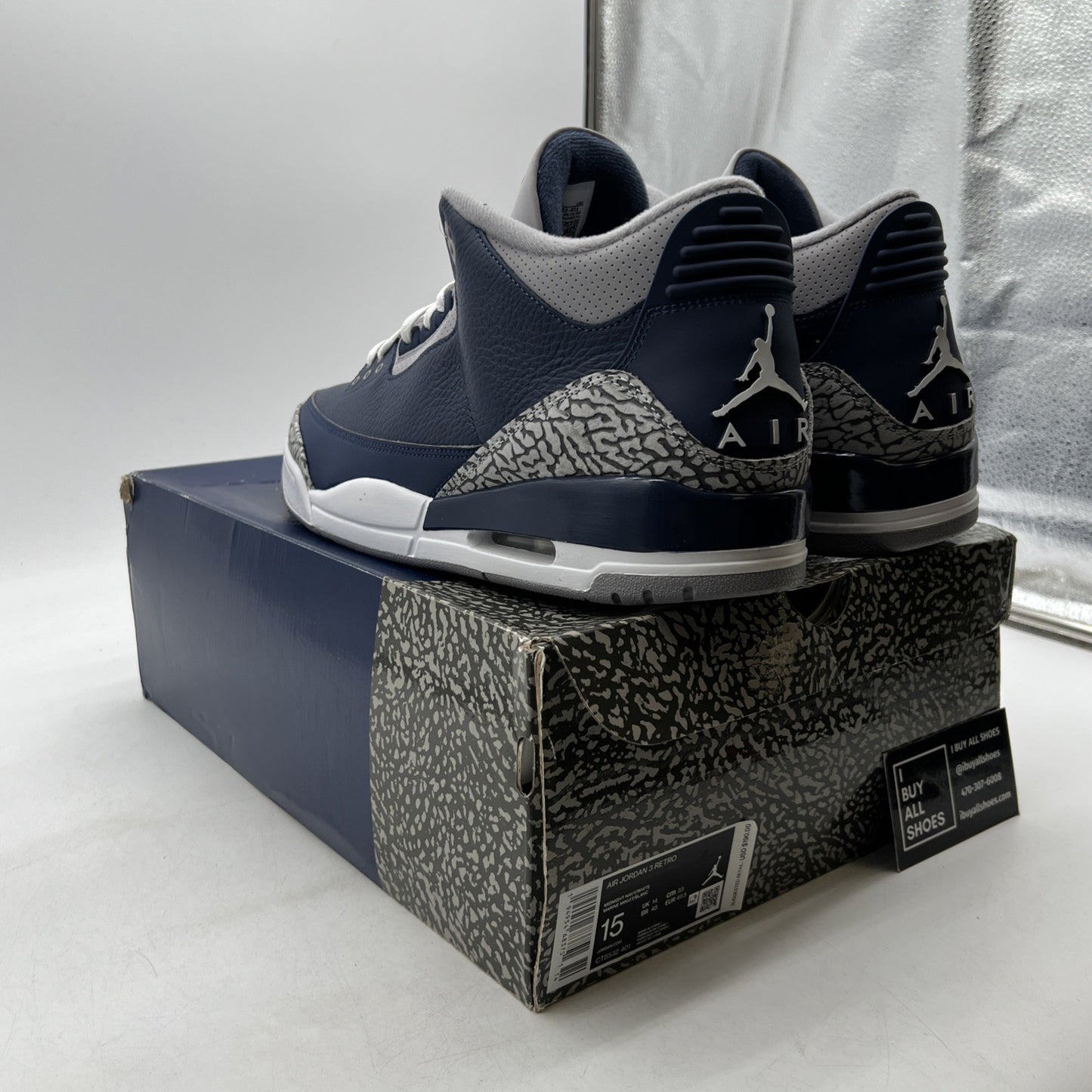 Size 15 - Air Jordan 3 Retro Blue (CT8532-401)