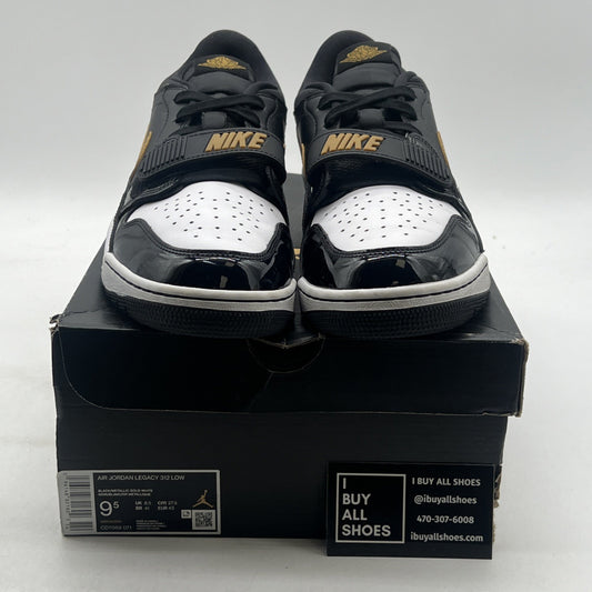 Size 9.5 - Jordan Legacy 312 Low Black Metallic Gold (CD7069-071)