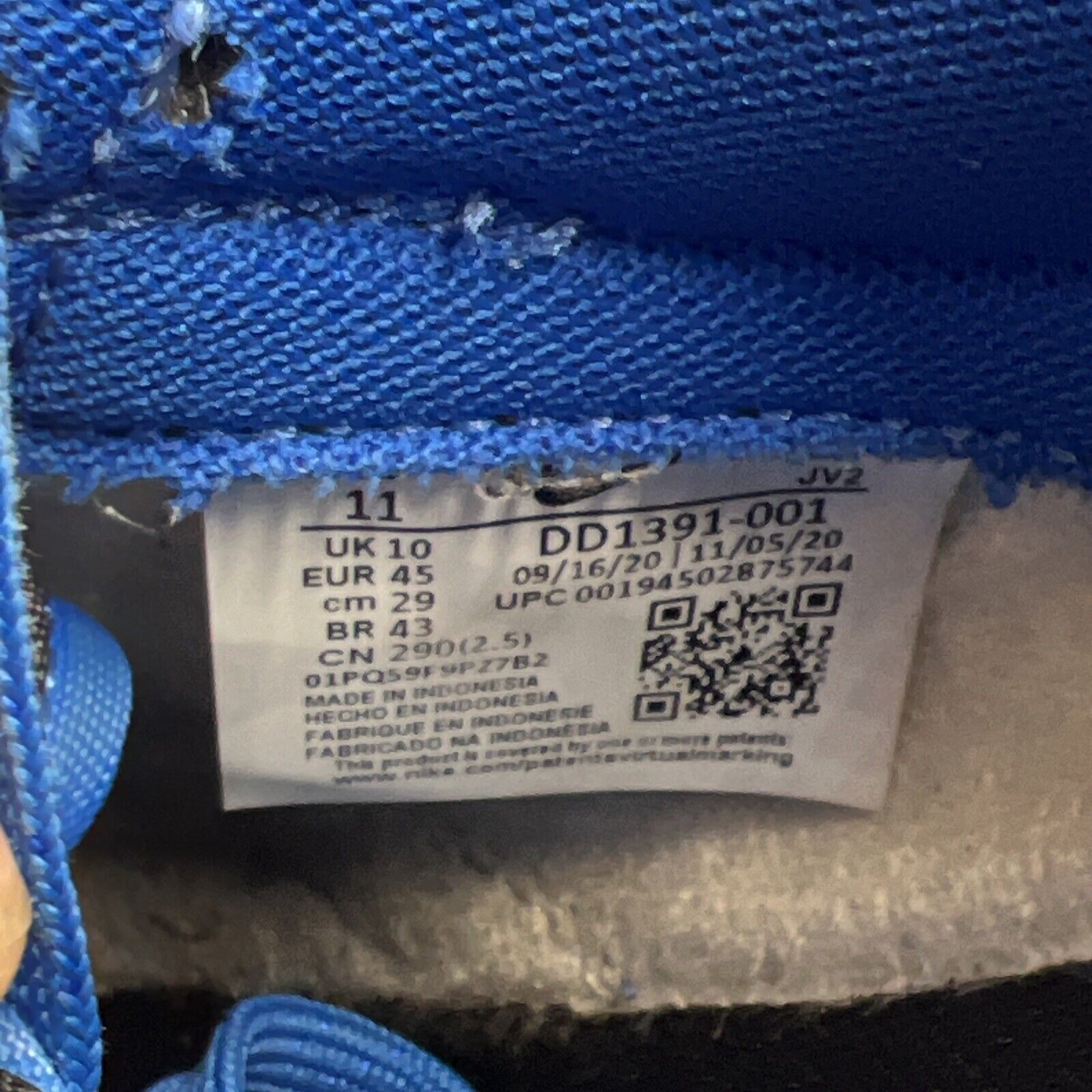 Size 11 - Nike Dunk Low Hyper Cobalt (DD1391-001)