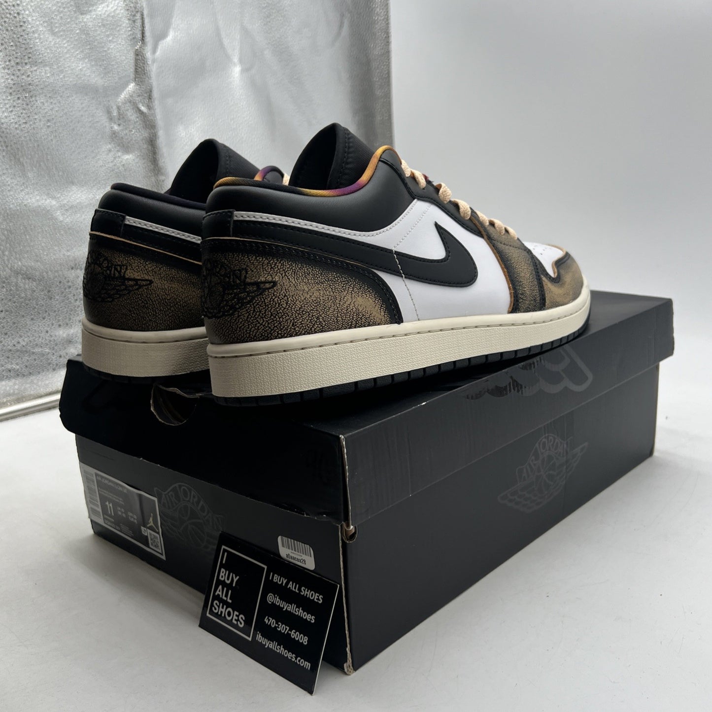 Size 11 - Air Jordan 1 Low SE Wear Away Tan 2022 (DQ8422-001)