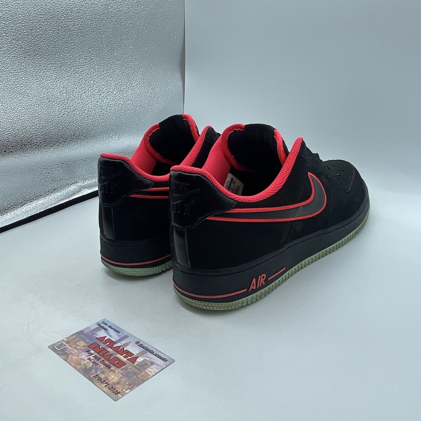 Size 11 - Nike Air Force 1 Yeezy Pink Black Suede (488298-048)