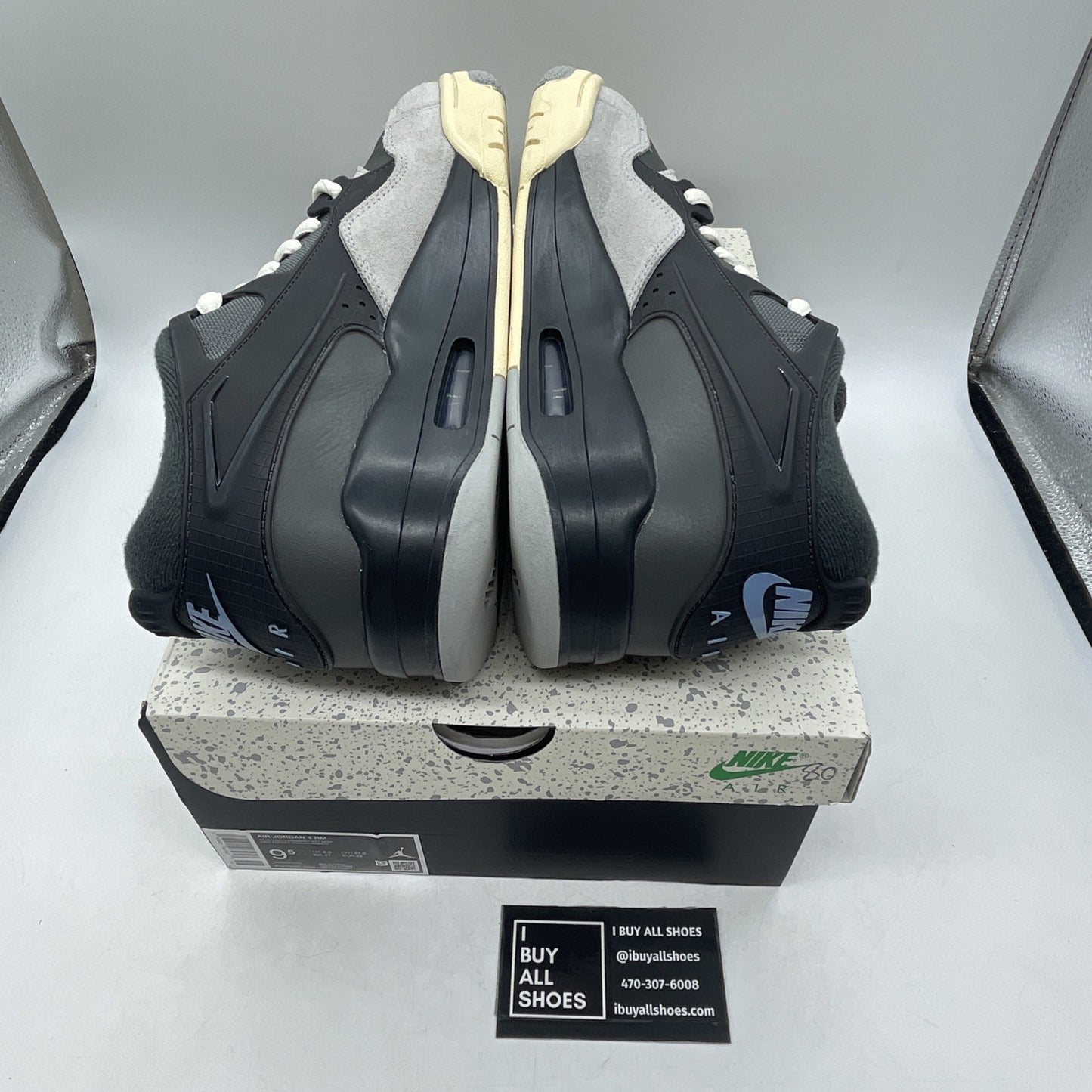 Size 9.5 - Air Jordan 4 RM Iron Grey (FQ7939-002)