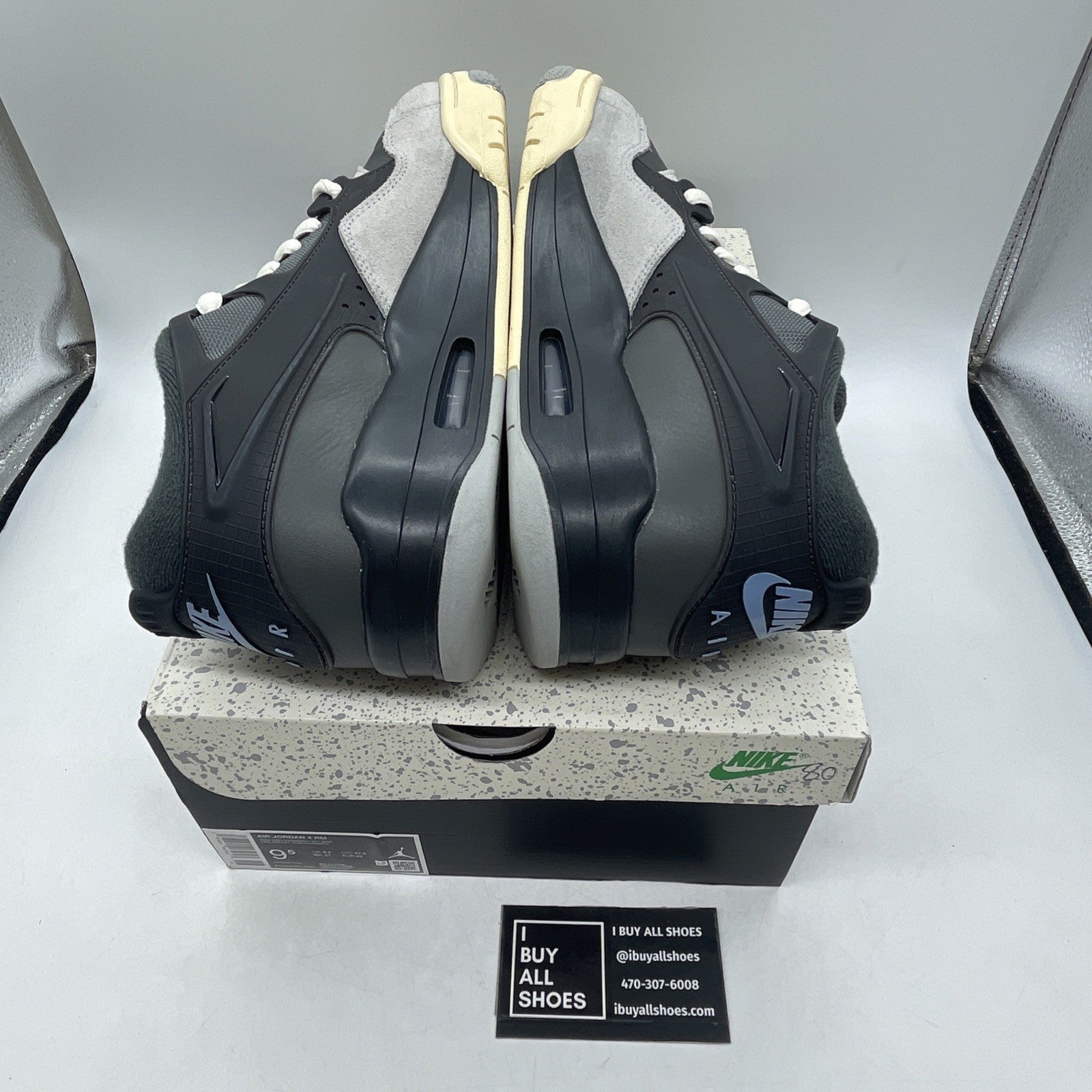 Size 9.5 - Air Jordan 4 RM Iron Grey (FQ7939-002)