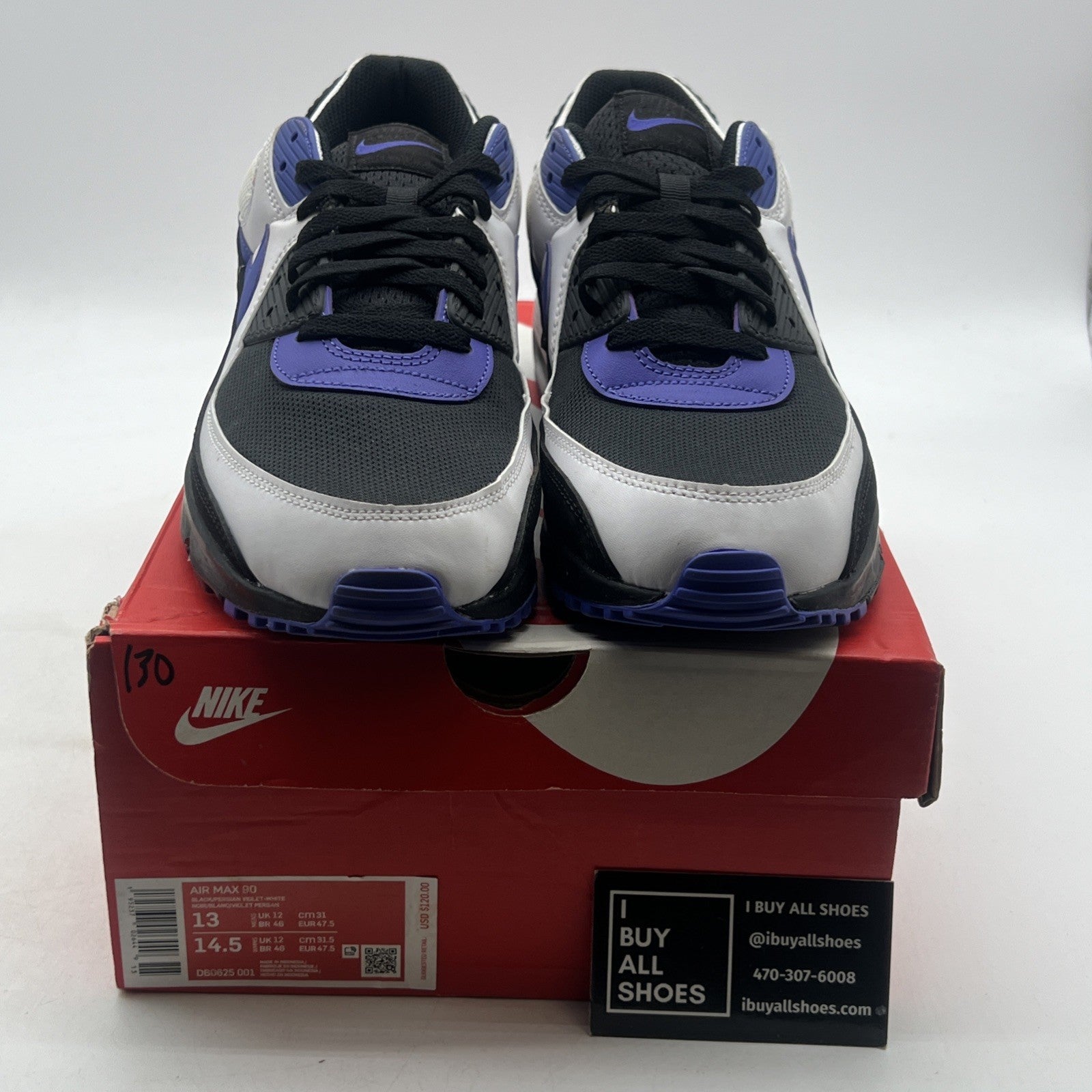 Size 13 - Nike Air Max 90 Persian Violet (DB0625-001)
