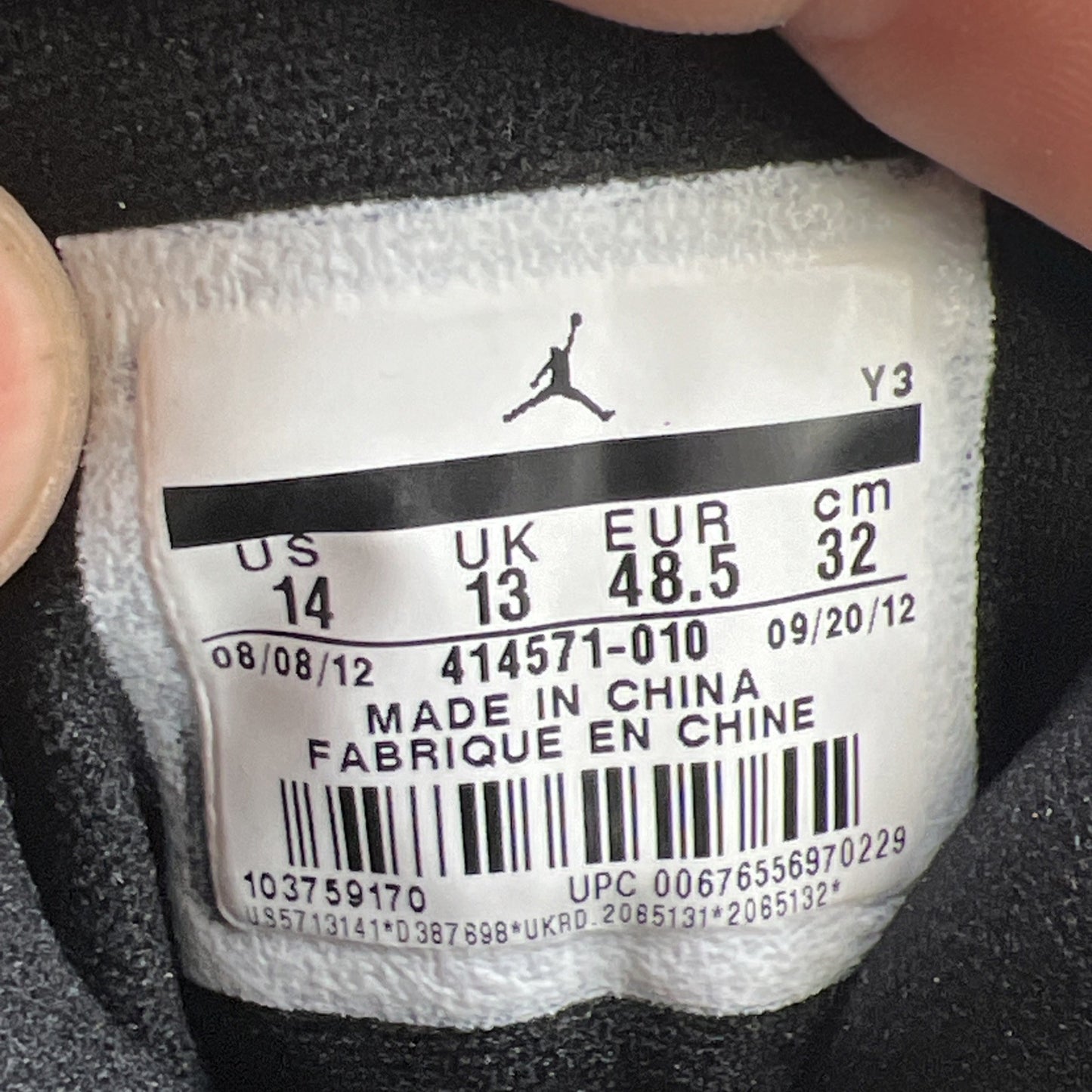 Size 14 - Air Jordan 13 Retro 2013 Bred (414571-010)