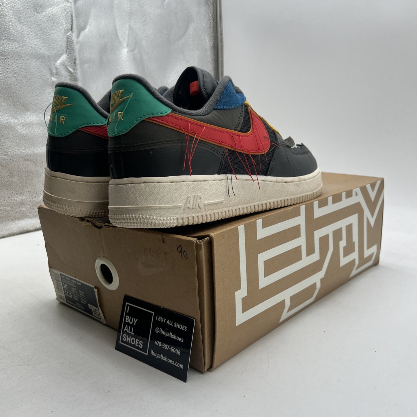 Size 10 - Nike Air Force 1 Low Black History Month (CT5534-001)