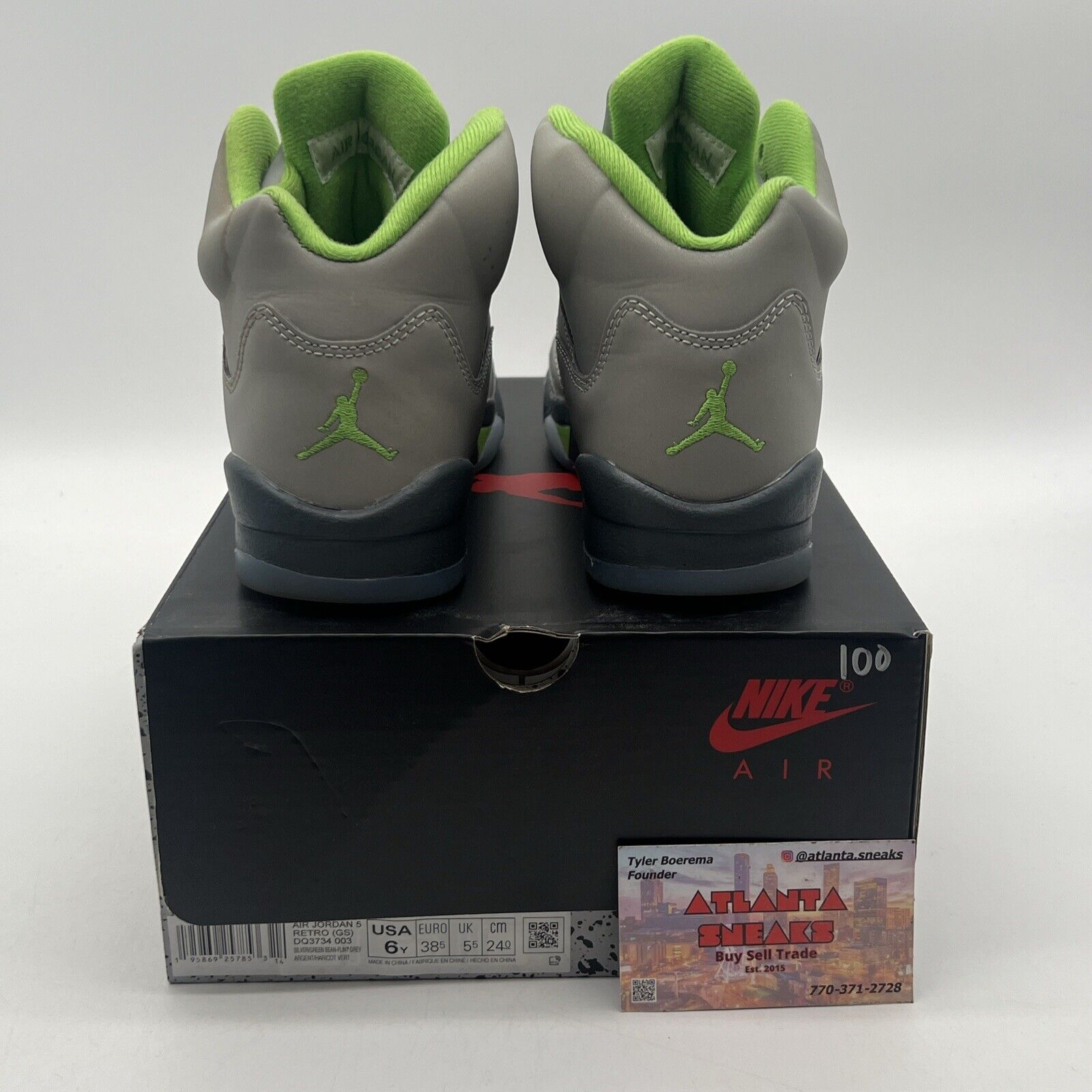 Size 6 (GS) - Jordan 5 Retro 2022 Mid Green Bean