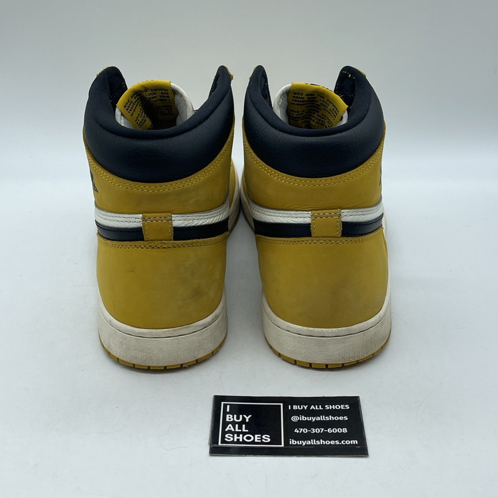 Size 10 - Air Jordan 1 Retro OG High Black Gold (DZ5485-701)