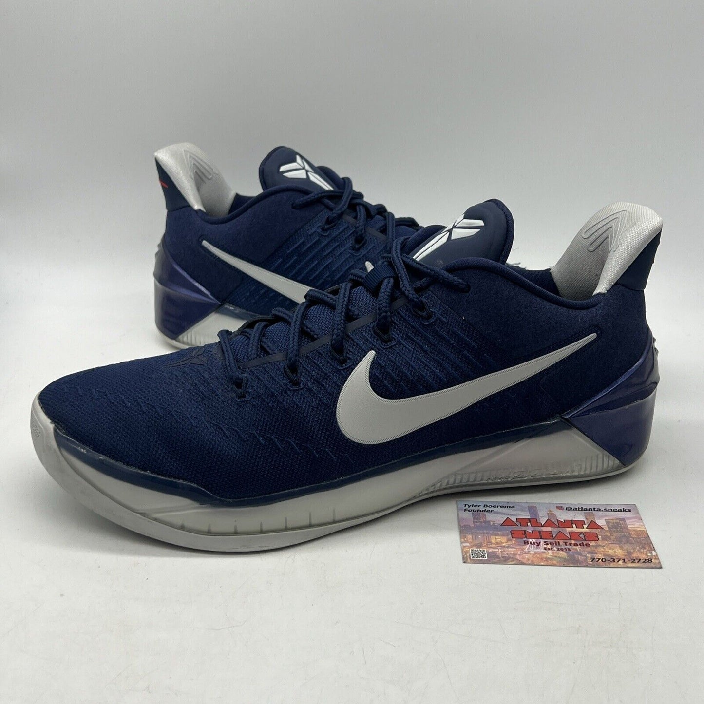 Size 14 - Nike Kobe A.D. Midnight Navy White Grey (852425-406)