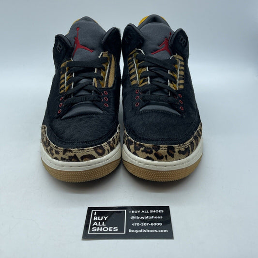 Size 10 - Air Jordan 3 Retro SE Animal Instinct Black Brown Suede (CK4344-002)