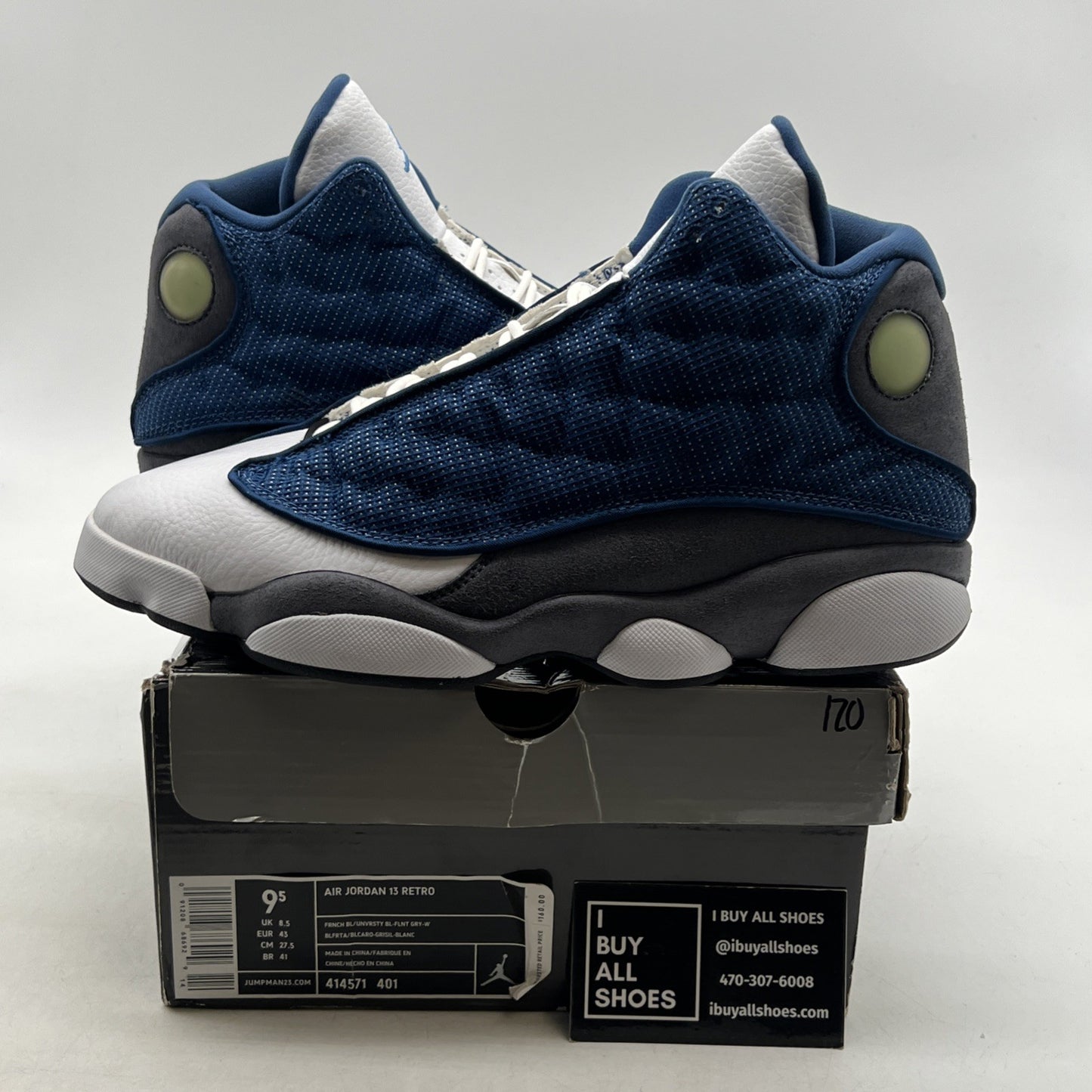 Size 9.5 - Air Jordan 13 Retro 2010 Flint (414571-401)