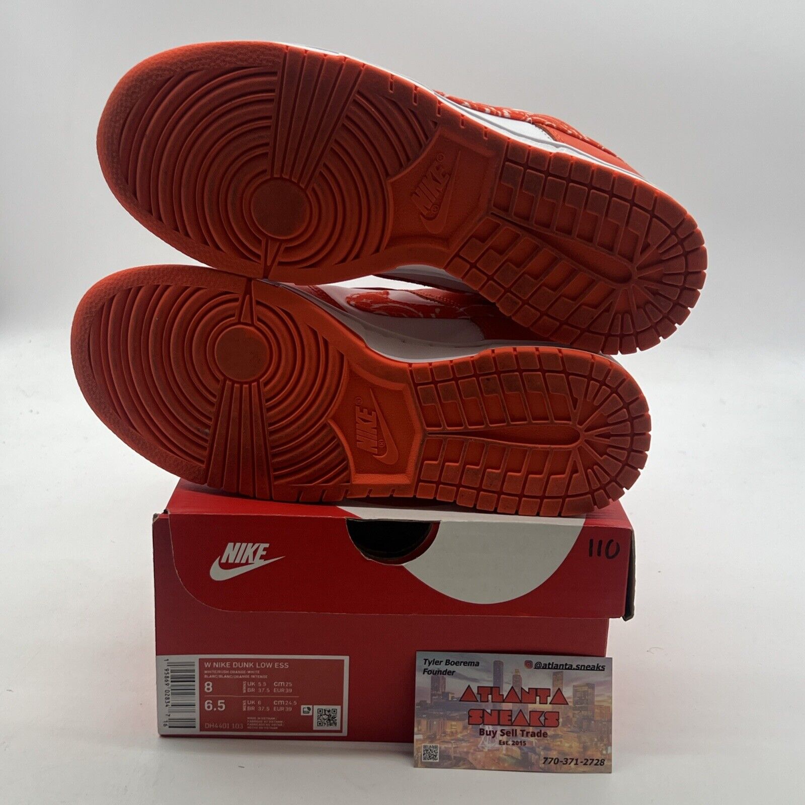 Size 8 - Nike Dunk Low Orange Paisley W (DH4401-103)