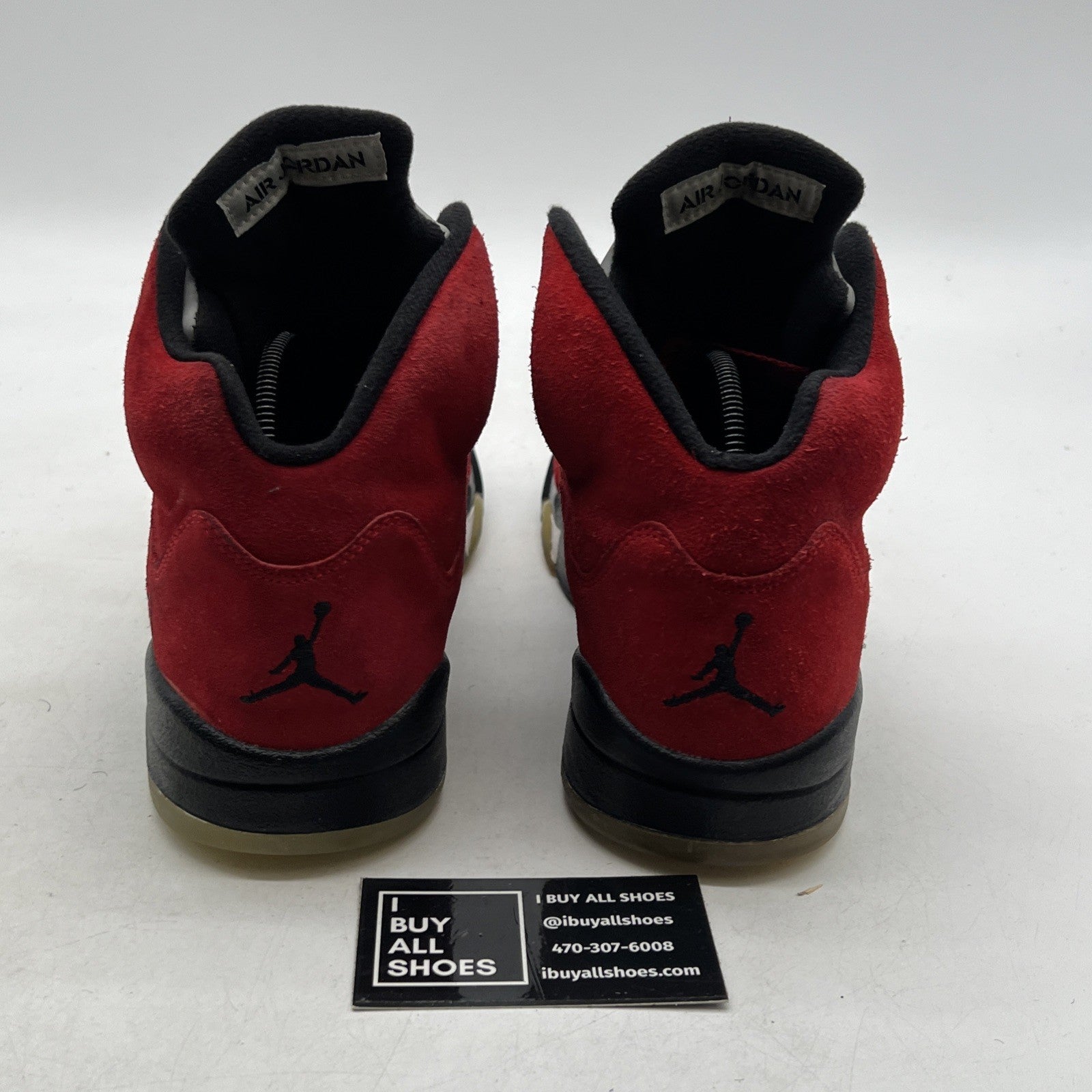 Size 9 - Air Jordan 5 Retro Raging Bull Red Suede (136027-601)