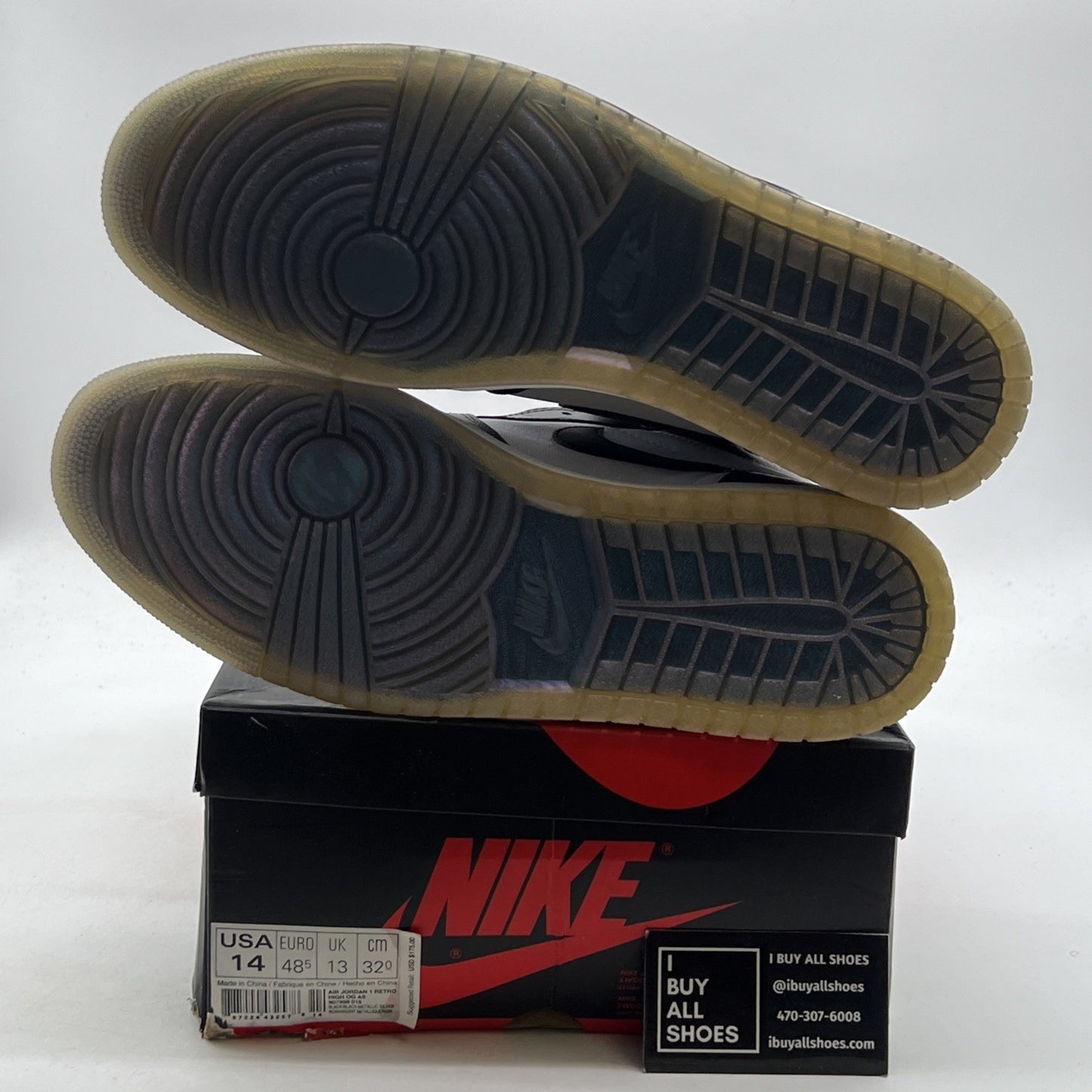 Size 14 - Air Jordan 1 Retro OG High All Star - Chameleon (907958-015)