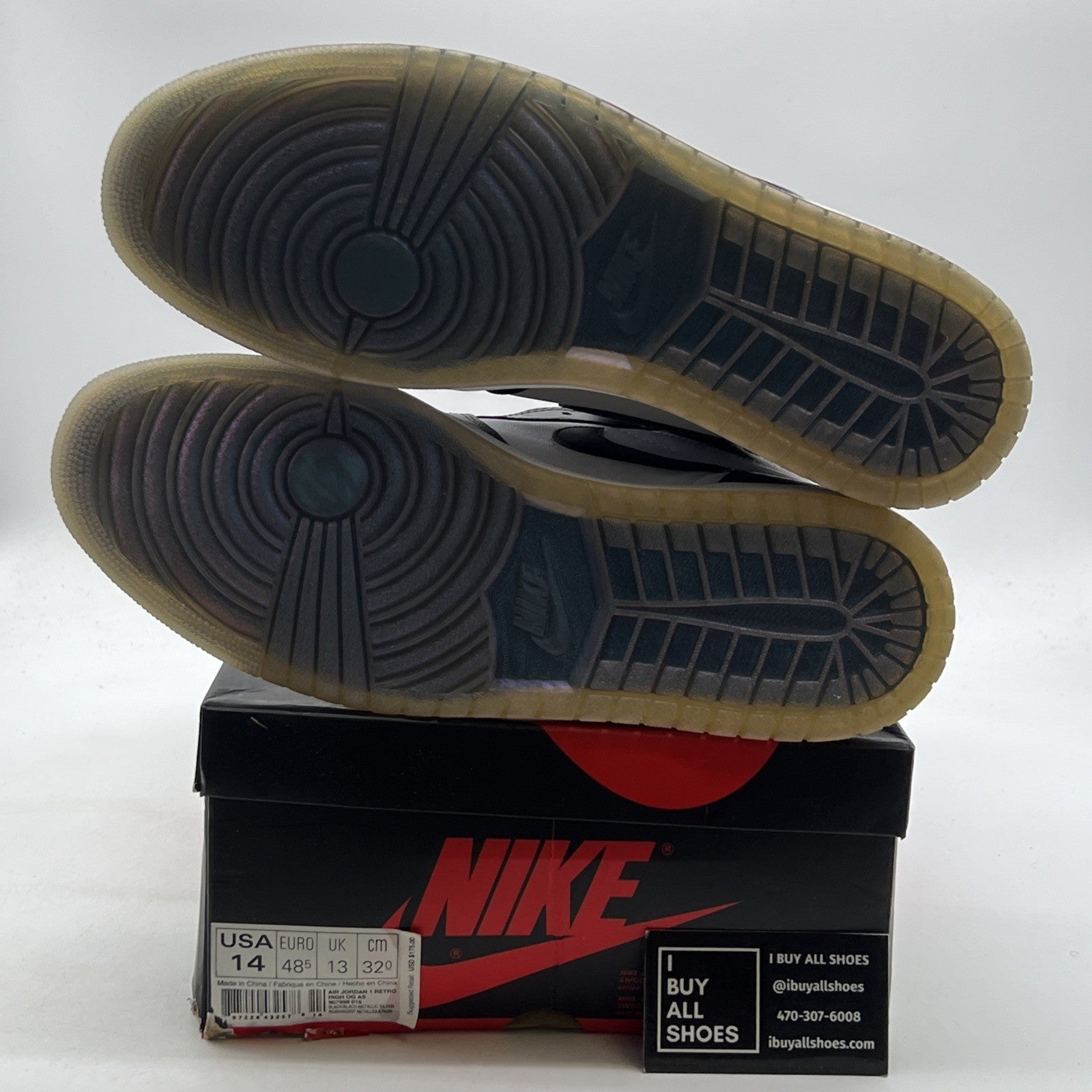 Size 14 - Air Jordan 1 Retro OG High All Star - Chameleon (907958-015)