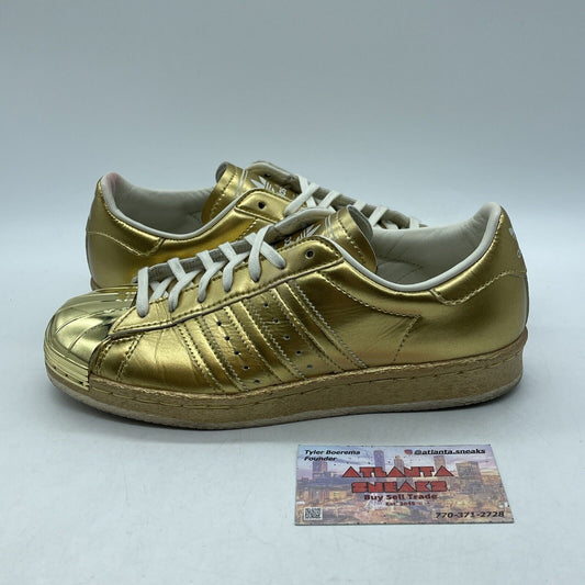 Size 4.5 - Superstar 80s Metallic Gold Pack Leather (BB2403)