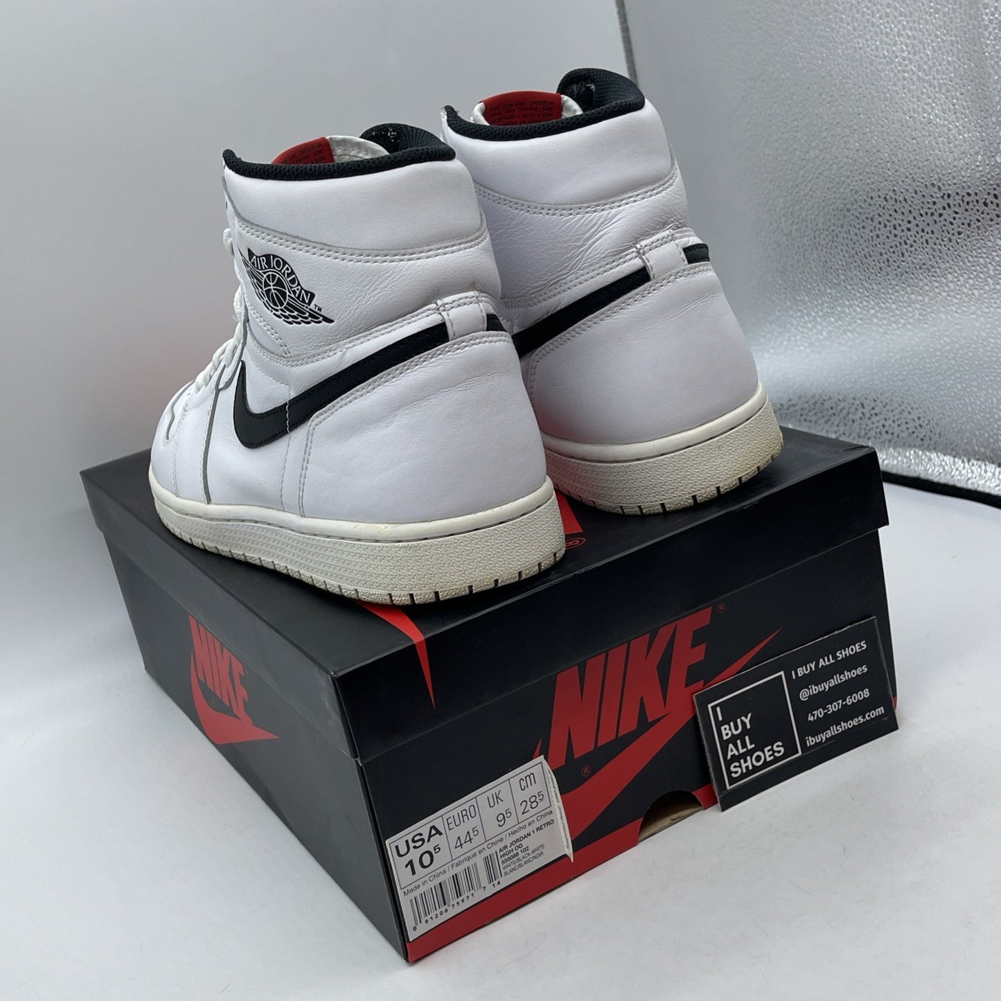 Size 10.5 - Air Jordan 1 Retro OG Premium High Yin Yang Leather (555088-102)