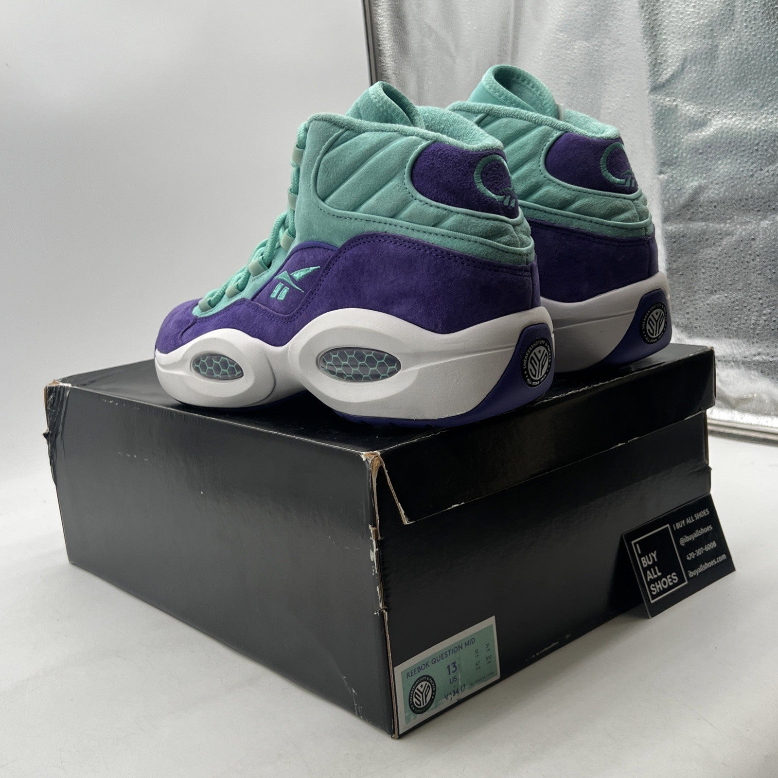 Size 13 - Reebok Packer Shoes x Sneakersnstuff x Token 38 x Question Mid